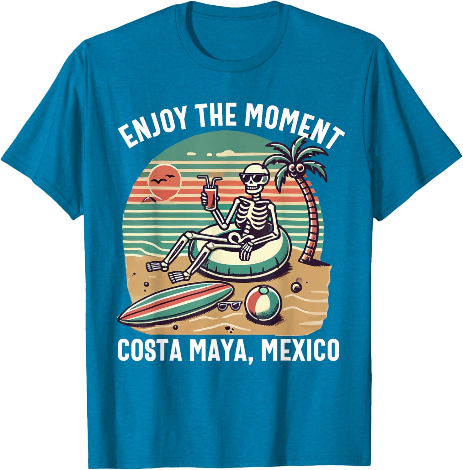 Costa Maya Mexico Souvenir T-Shirt for Men Women and Kids Fun Reminder - 8