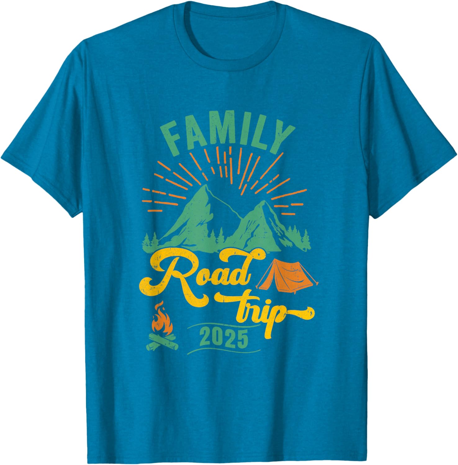 Family Road Trip Camping T-Shirt 2025 Adventure Vacation Gear - 18
