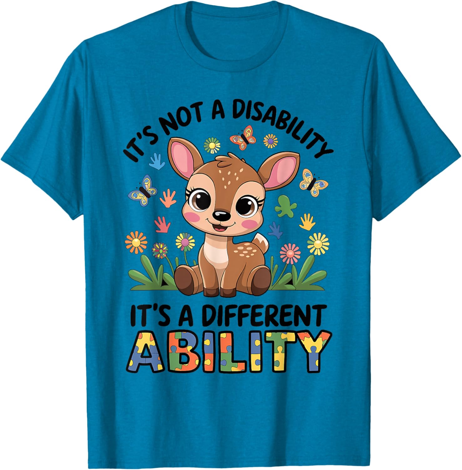 Autism Awareness T-Shirt Celebrating Different Abilities in Style - 6