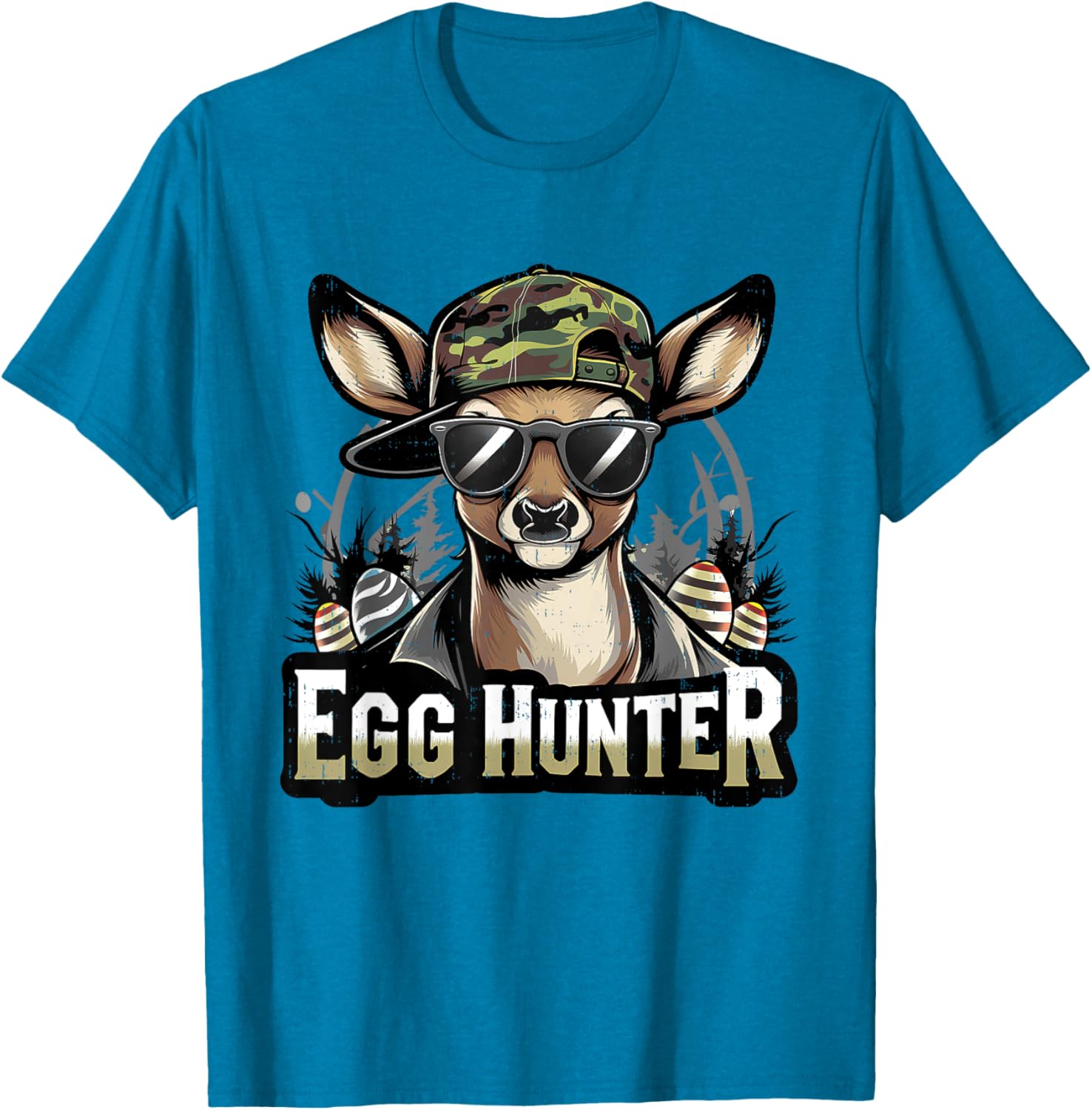 Funny Camo Easter Egg Hunter T-Shirt for Kids - Perfect for Boys and Girls - 15