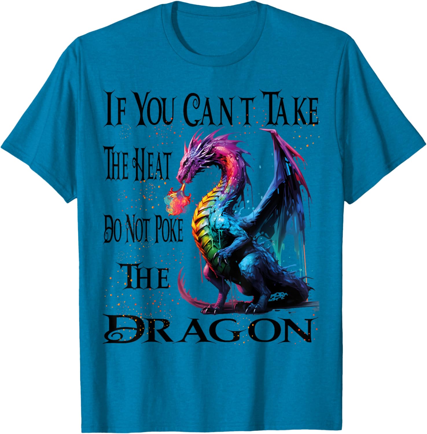 Cool Dragon Flame-Spewing T-Shirt for Mythical Creature Fans - 10