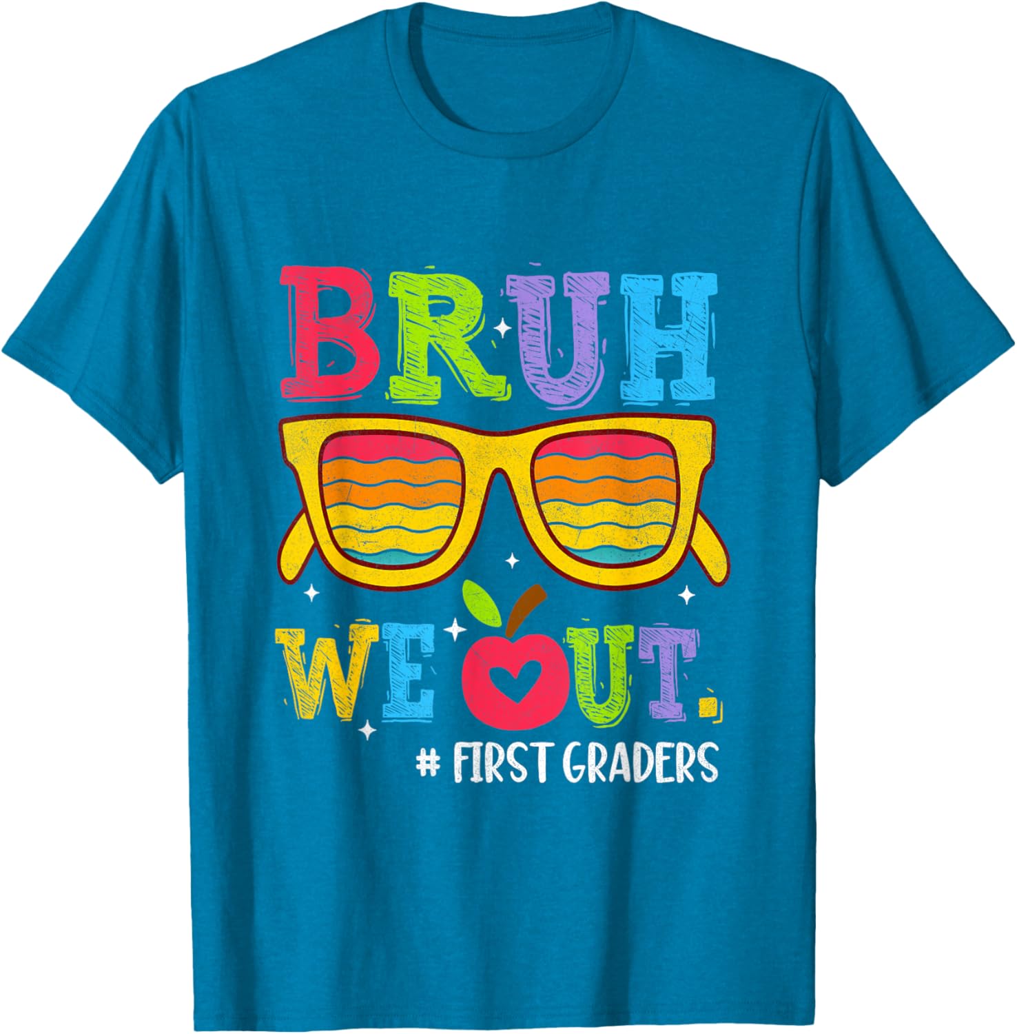 Bruh We Out First Graders Graduation T-Shirt Perfect for 1st Grade Celebrate - 16