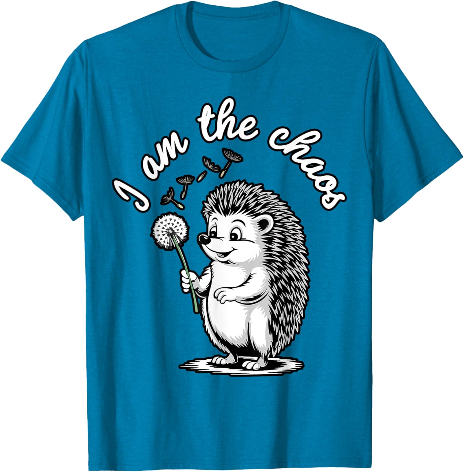 Funny Hedgehog Dandelion T-Shirt for Sarcastic Animal Lovers - 20