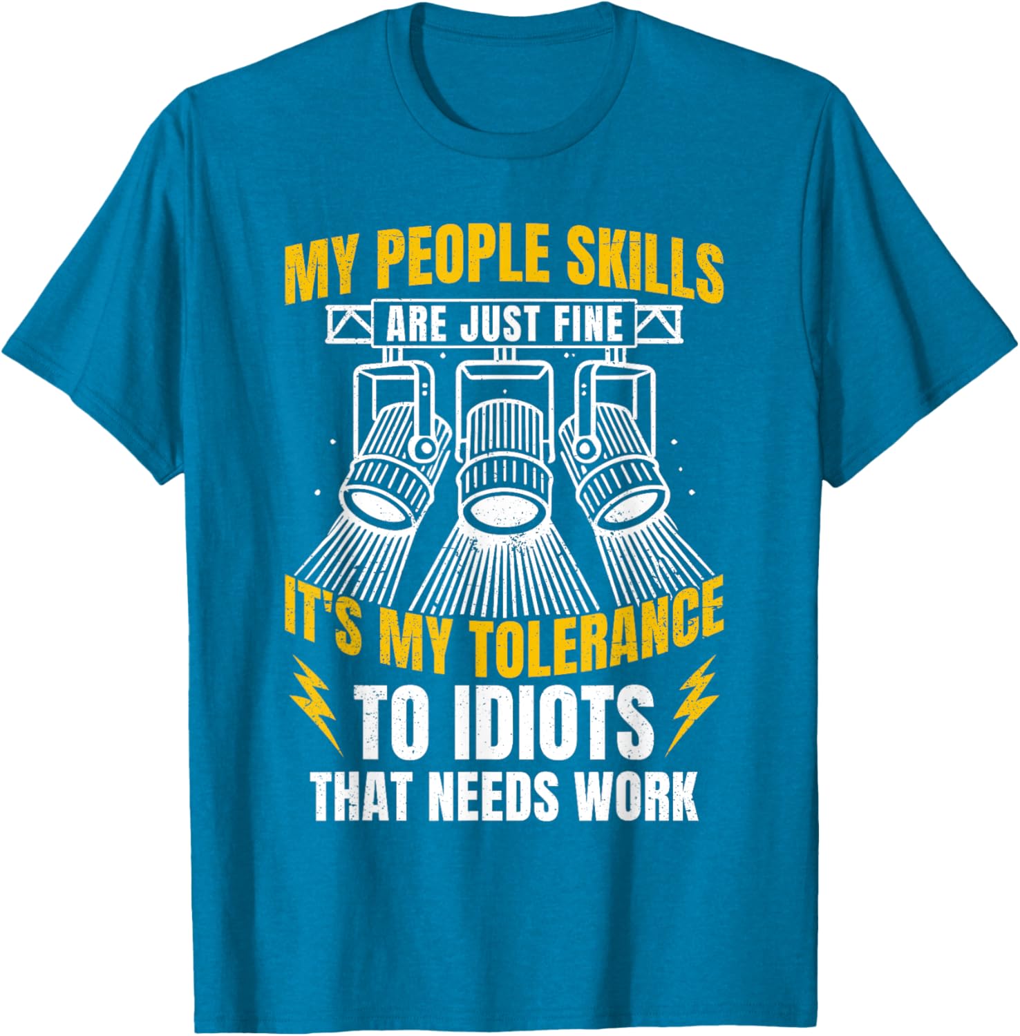 Funny Lighting Technician T-Shirt for Light Tech Enthusiasts - 1
