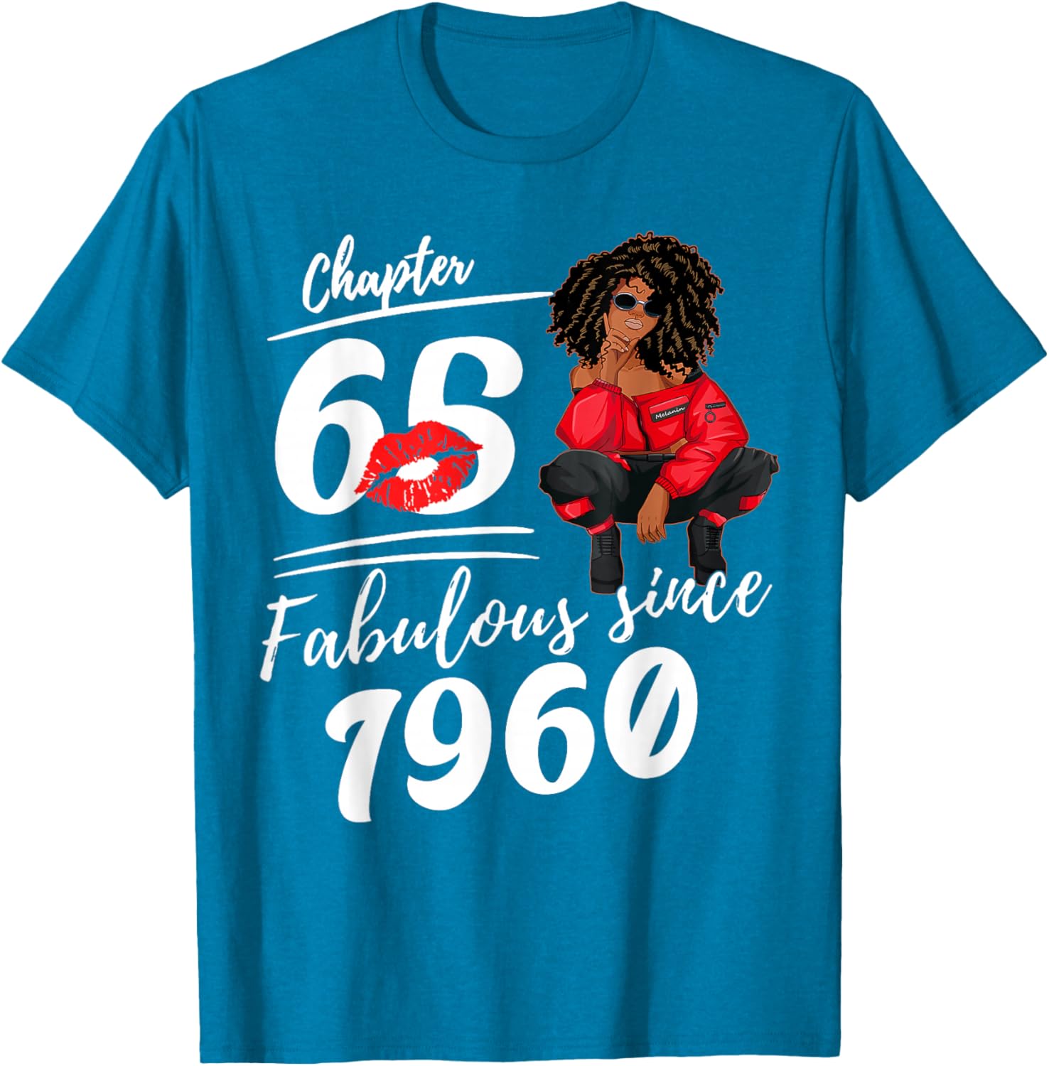 Fabulous Since 1960 65th Birthday Queen T-Shirt for Women - 3