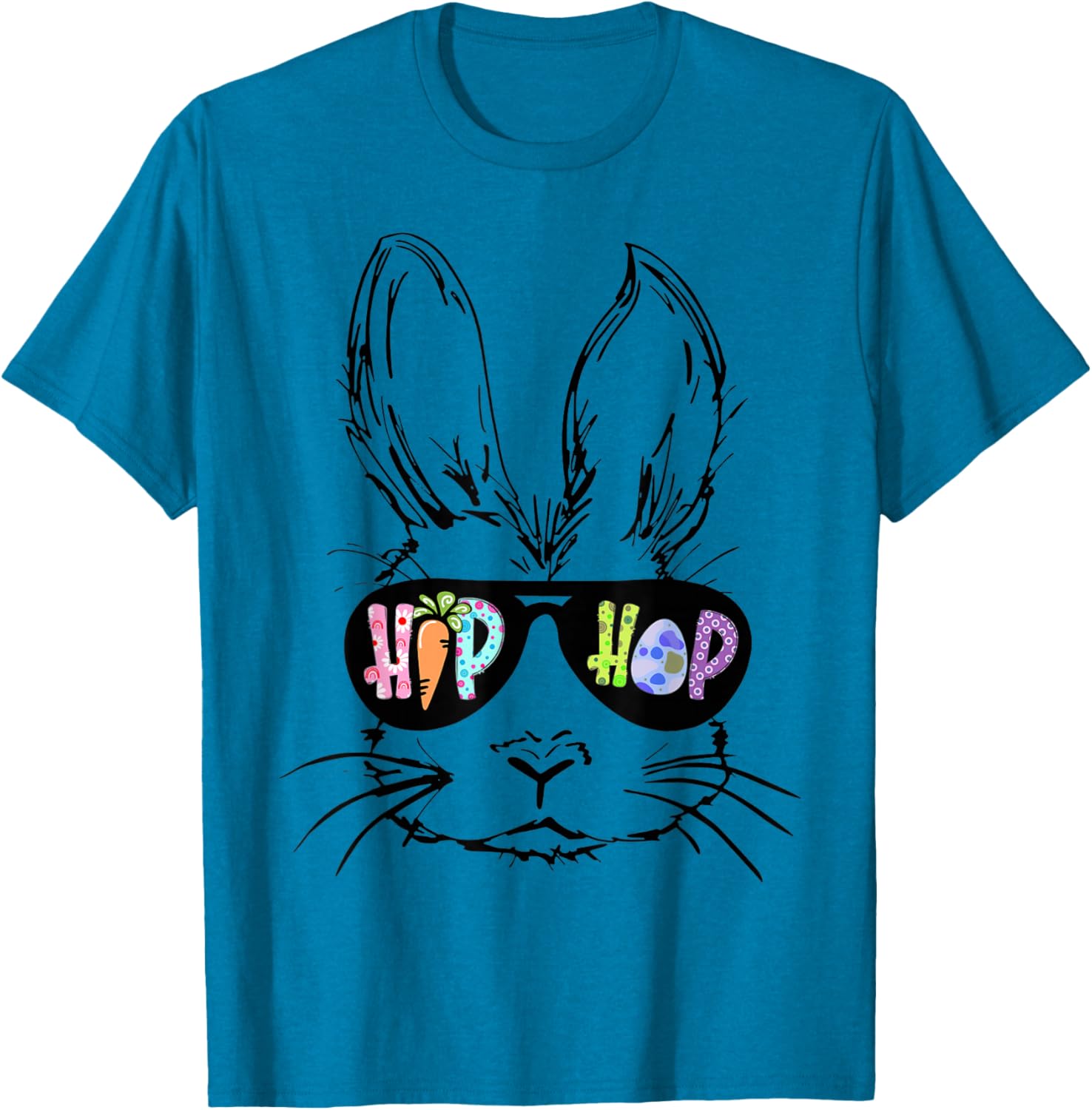 Hip Hop Bunny in Sunglasses Funny Easter T-Shirt for Rabbit Lovers - 21