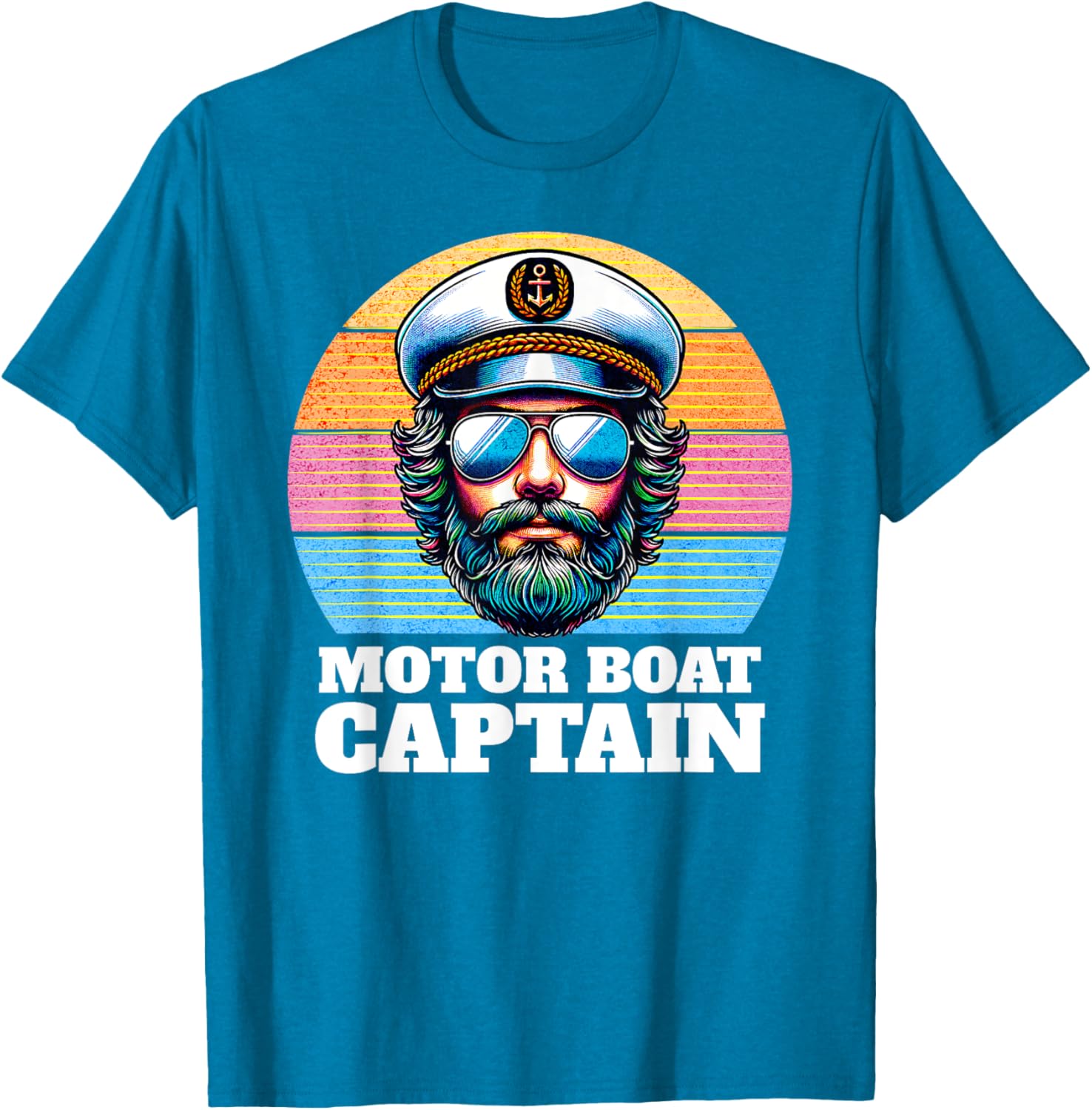 Funny Motor Boat Captain T-Shirt for Men and Women, Nautical Humor Apparel - 5