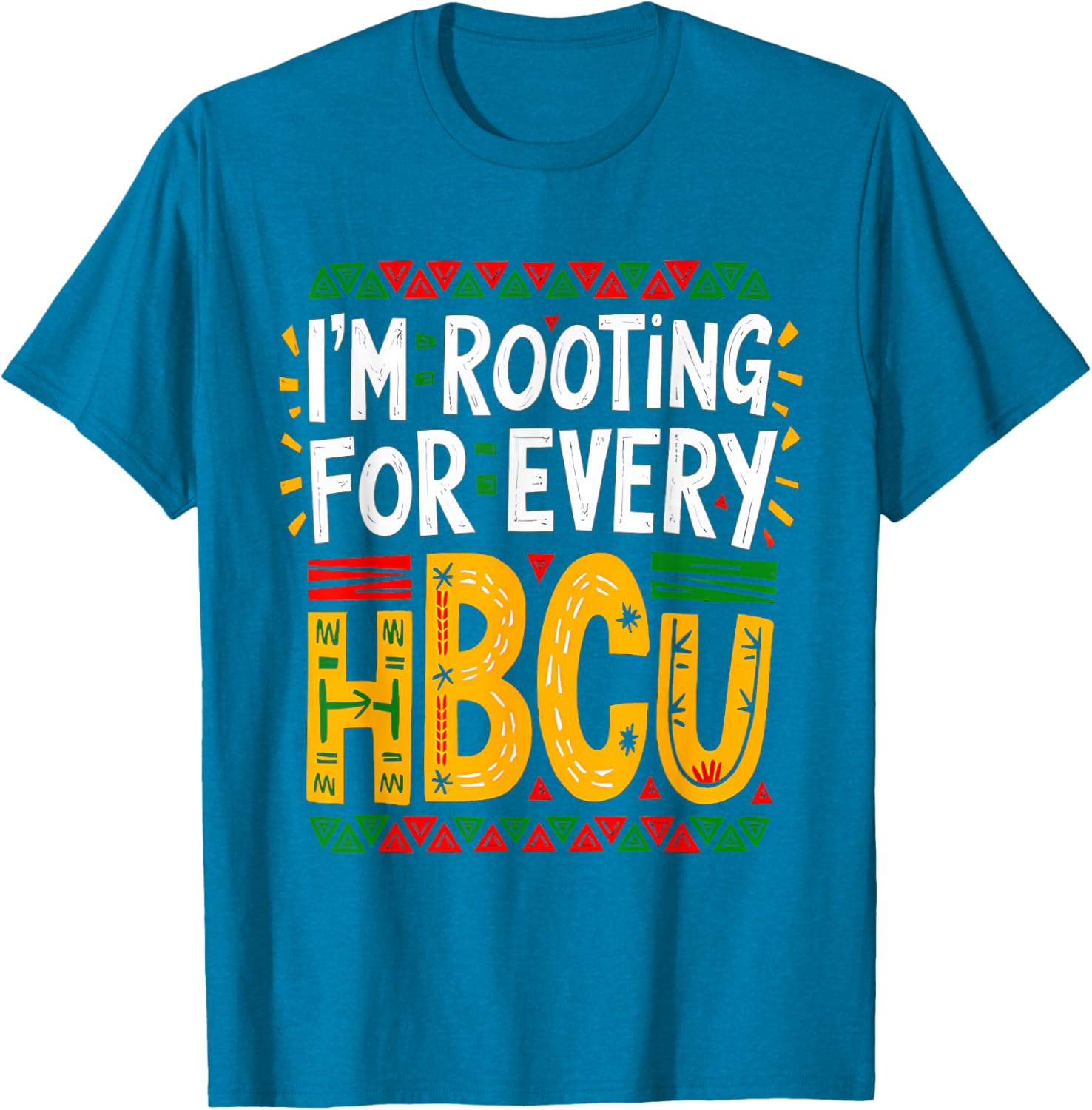 HBCU Black History Month I'm Rooting For Every HBCU Women T-Shirt - 8