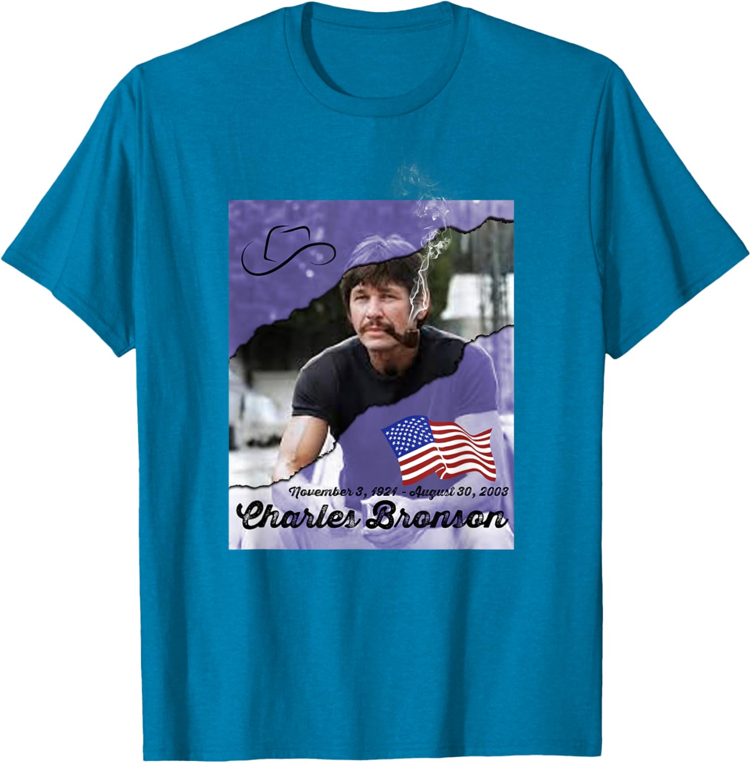 Charles Bronson 002 T-Shirt for Fans of Classic Movies and Style - 5
