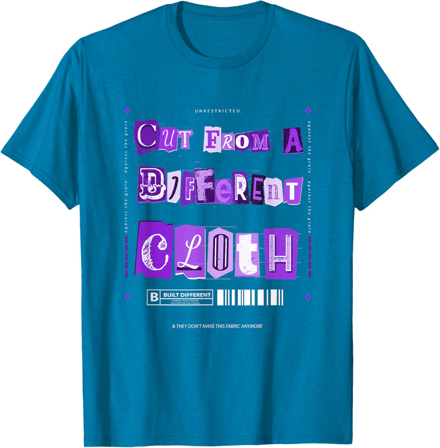 Vibrant Purple Graphic T-Shirt From A Different Cloth for Stylish Comfort - 11