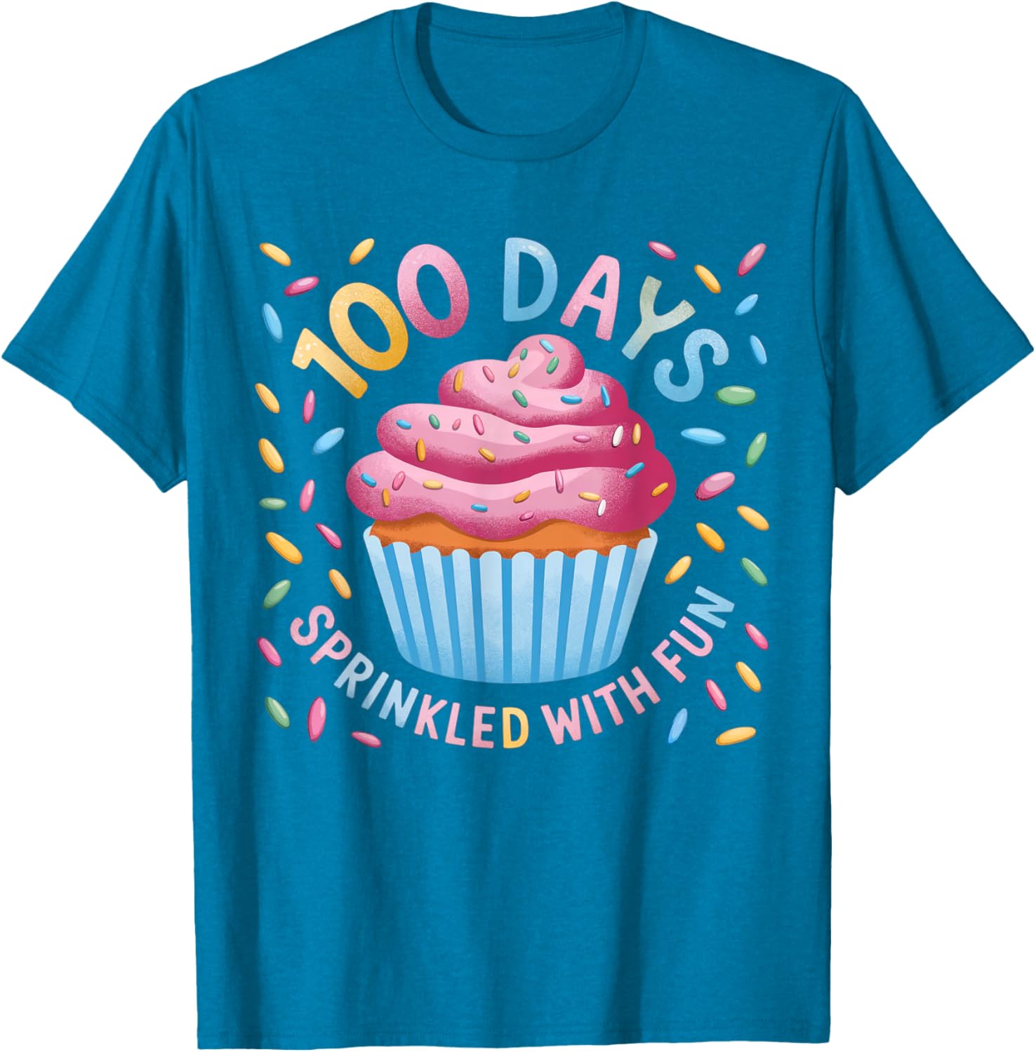 100 Days of Fun 100th Day of School Teacher T-Shirt for Girls - 11