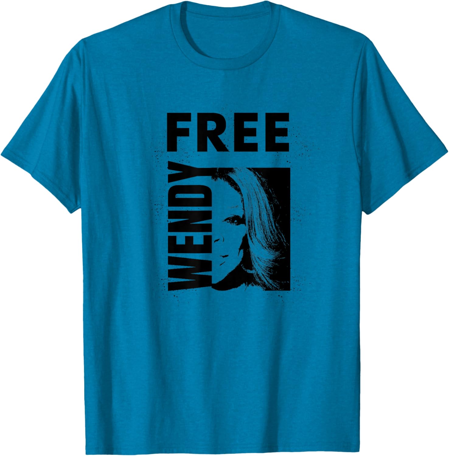 Free Wendy Outline Square Design T-Shirt for Trendy Casual Style - 9