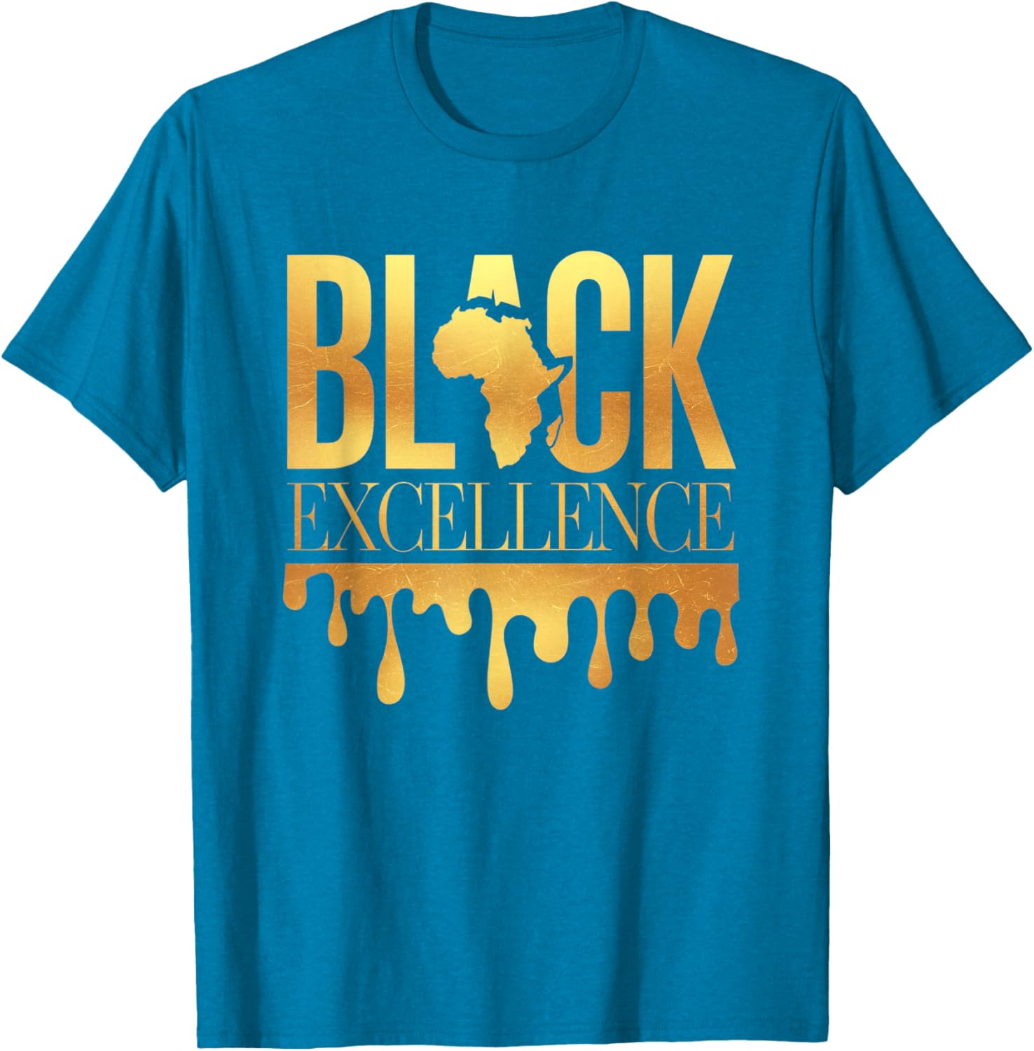 Black Excellence Afro Motivation T-Shirt for Black History Month Celebration - 12
