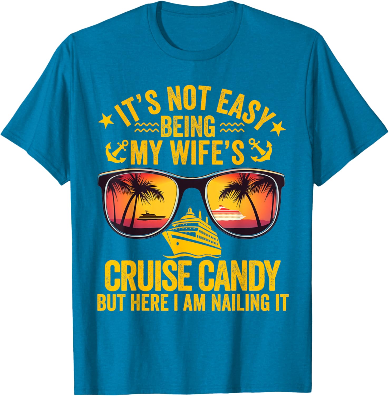 Funny Cruise Candy Husband T-Shirt for Loving Wives and Fun Adventures - 5