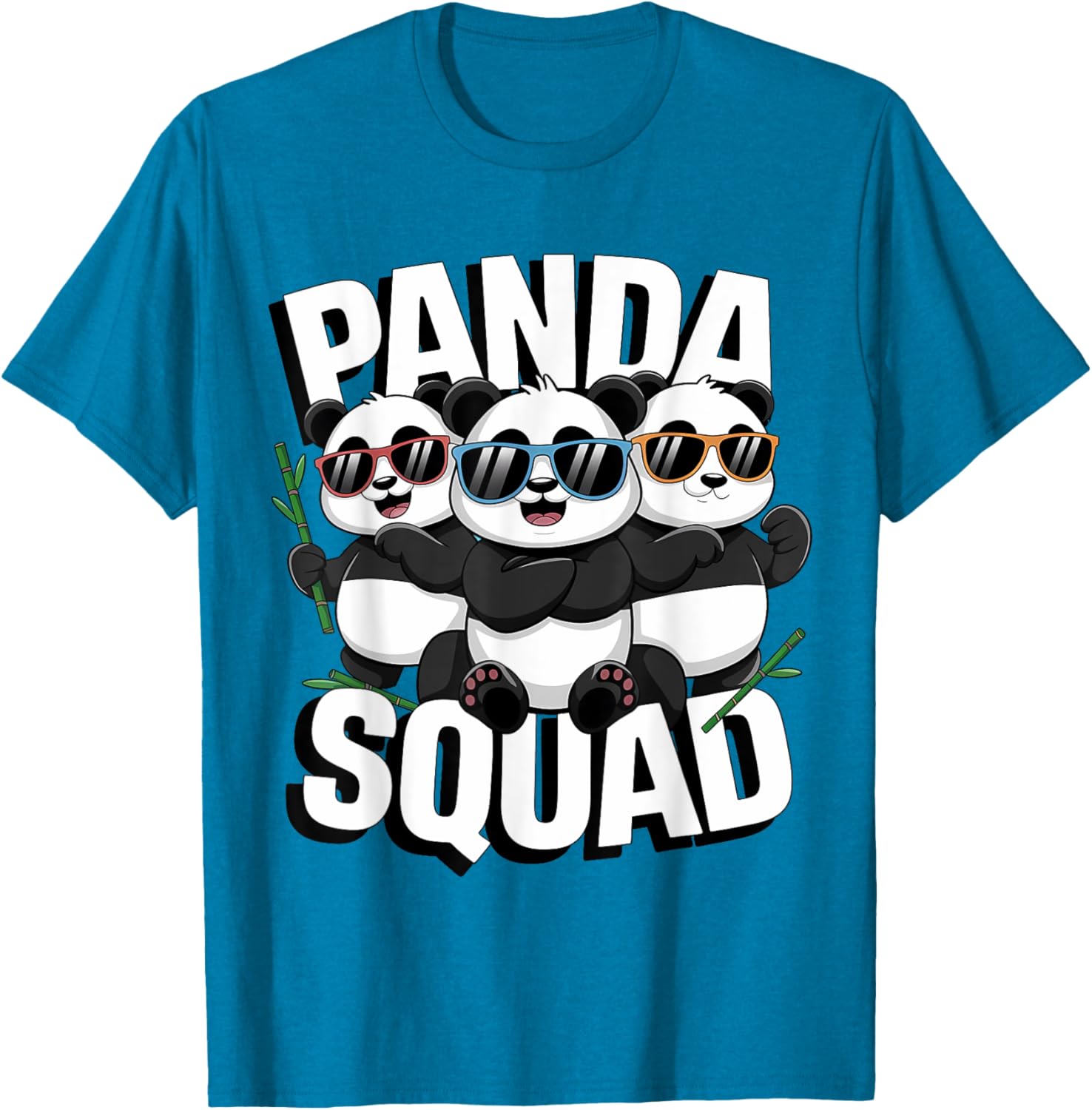 Panda Squad Family Matching T-Shirt for National Panda Day Fun - 11