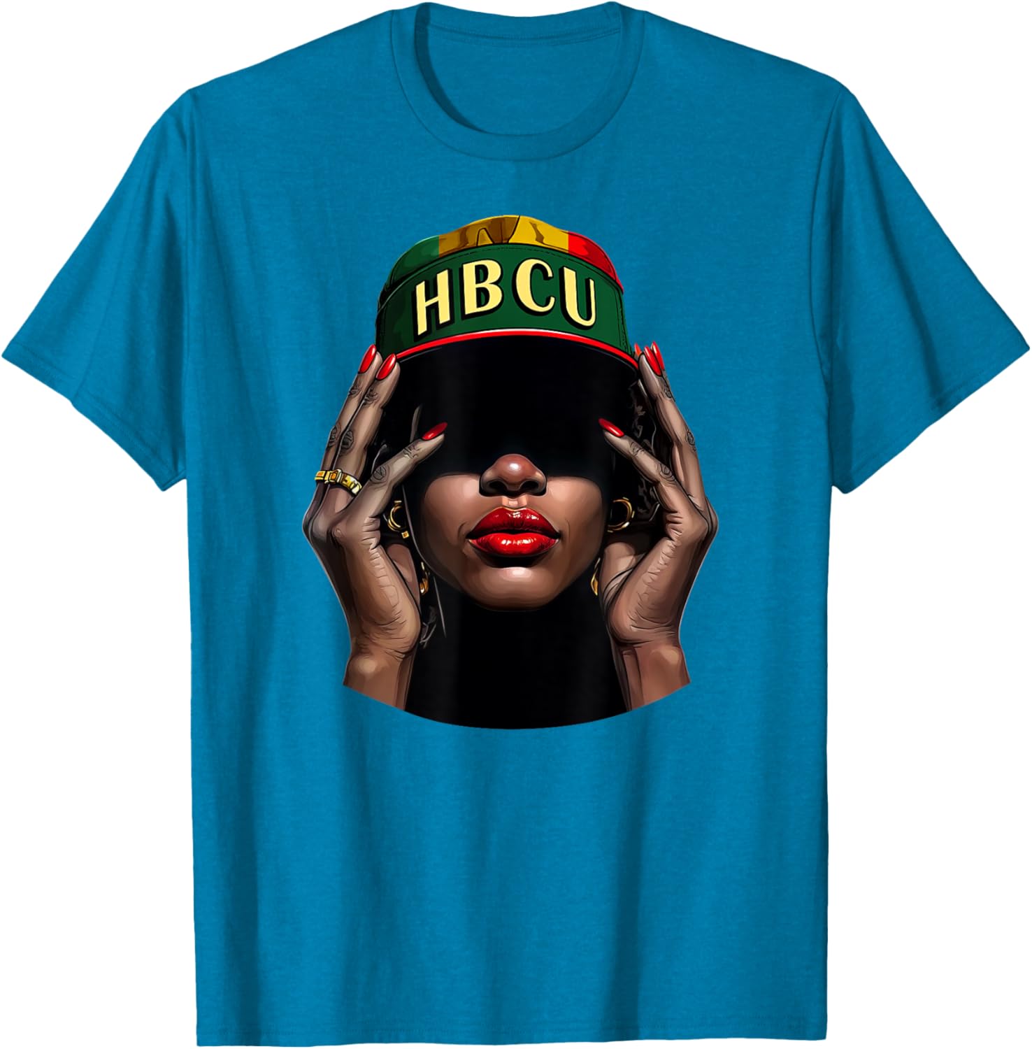 HBCU Beautiful Black Educated Girl Black History Month T-Shirt - 12