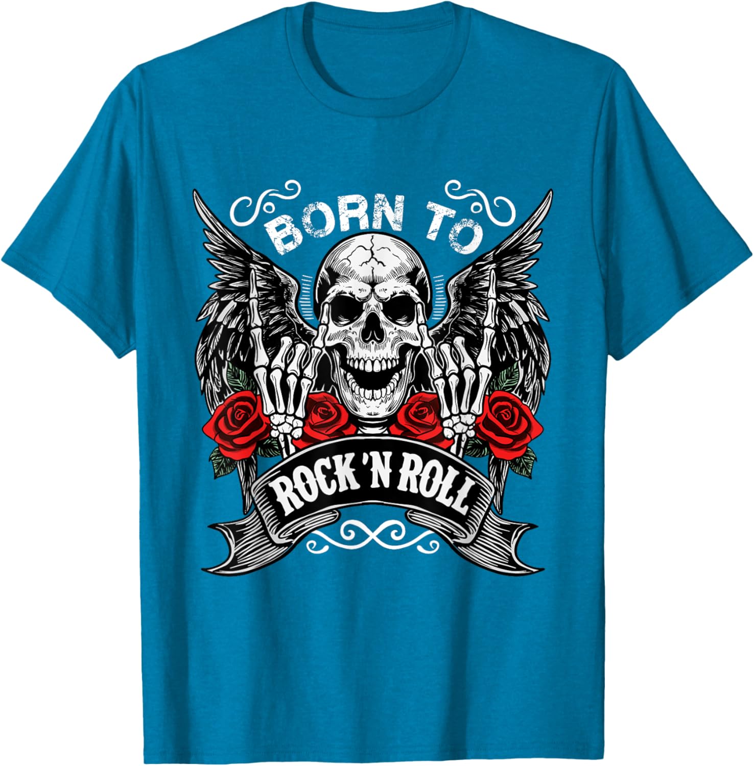 Born To Rock Vintage Rock Concert T-Shirt for Music Lovers - 3