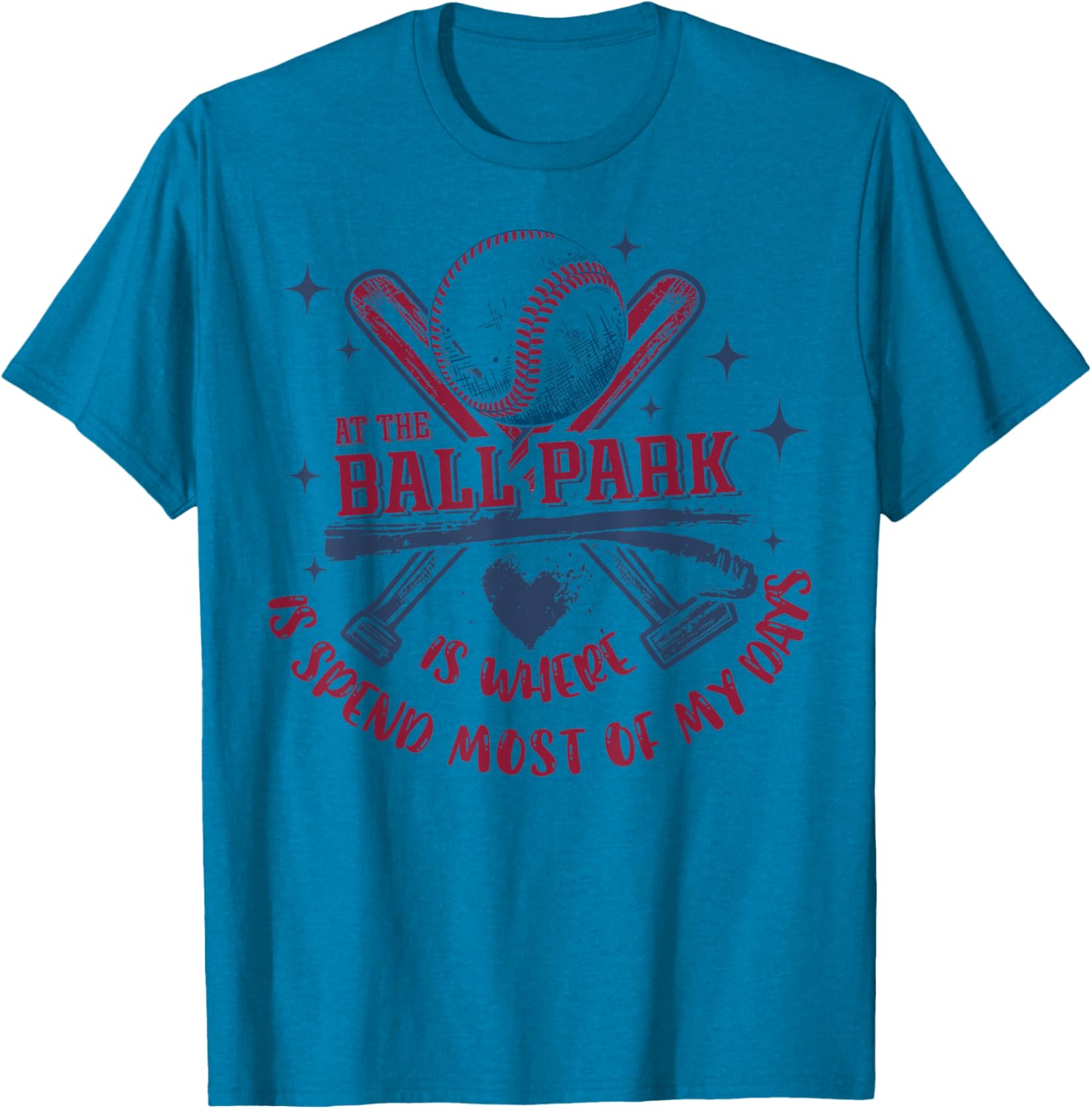 Baseball At The Ballpark T-Shirt Perfect for Sports Fans and Players - 13