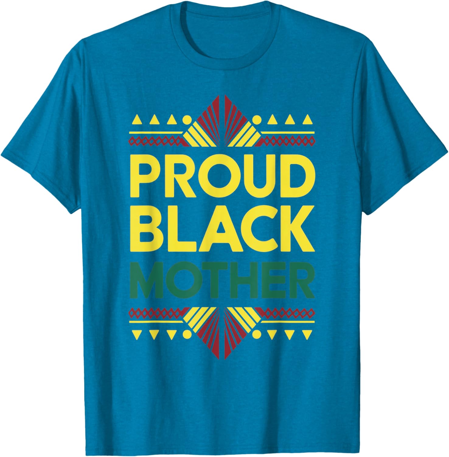 Proud Black Mother Afro Motivation T-Shirt for Black History Month - 9