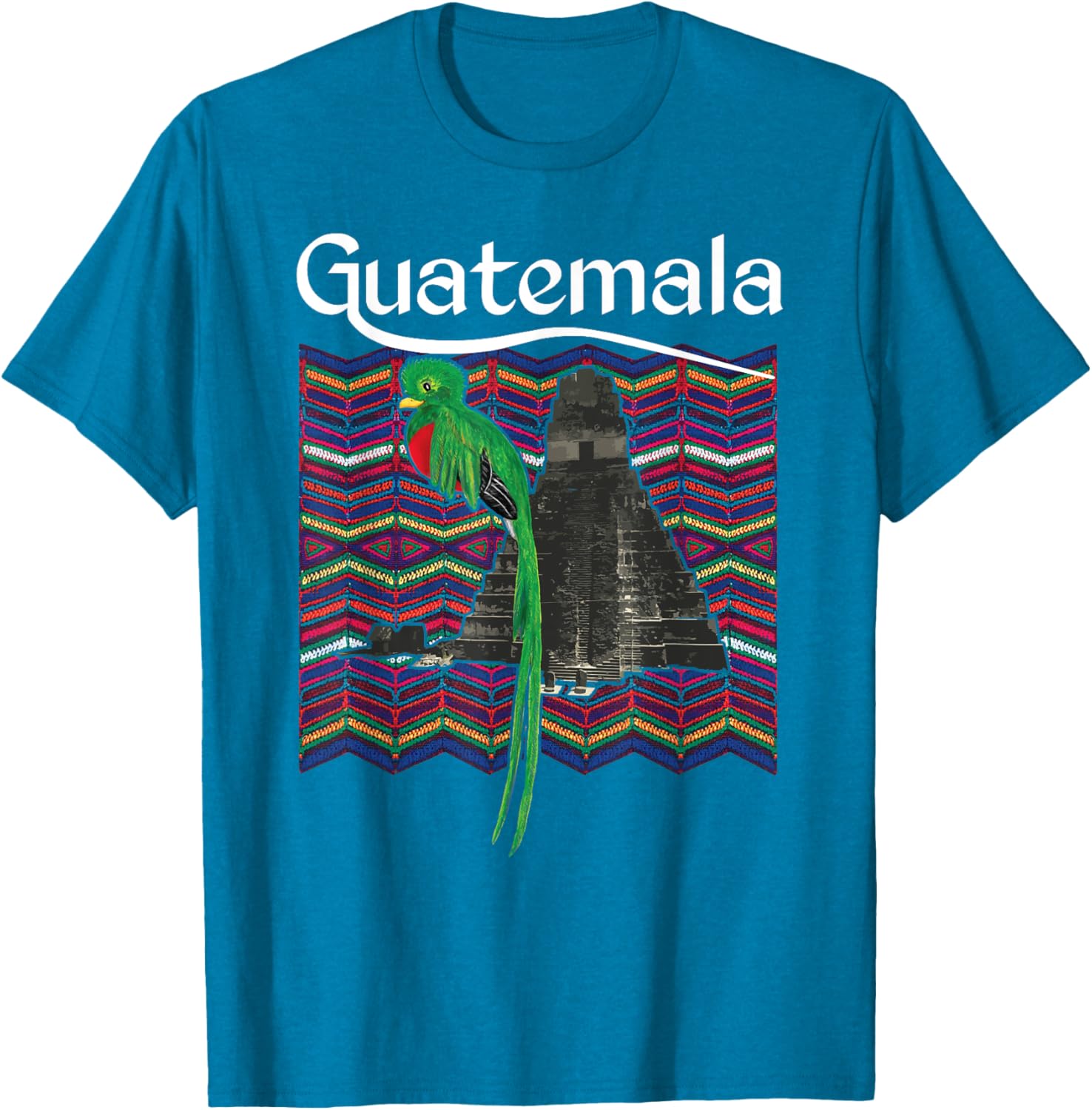 Quetzal Guatemala Traditional Maya T-Shirt – Chic Chapin Design - 13