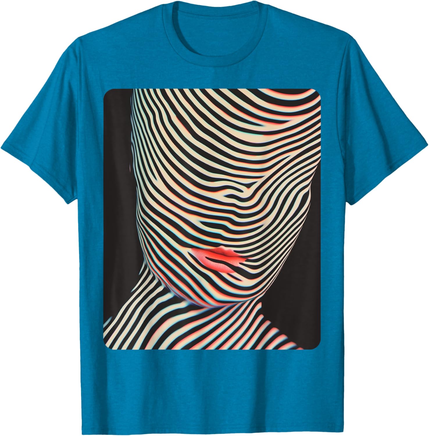 Chic Women's Abstract Designer T-Shirt for Stylish Fashion Lovers - 7