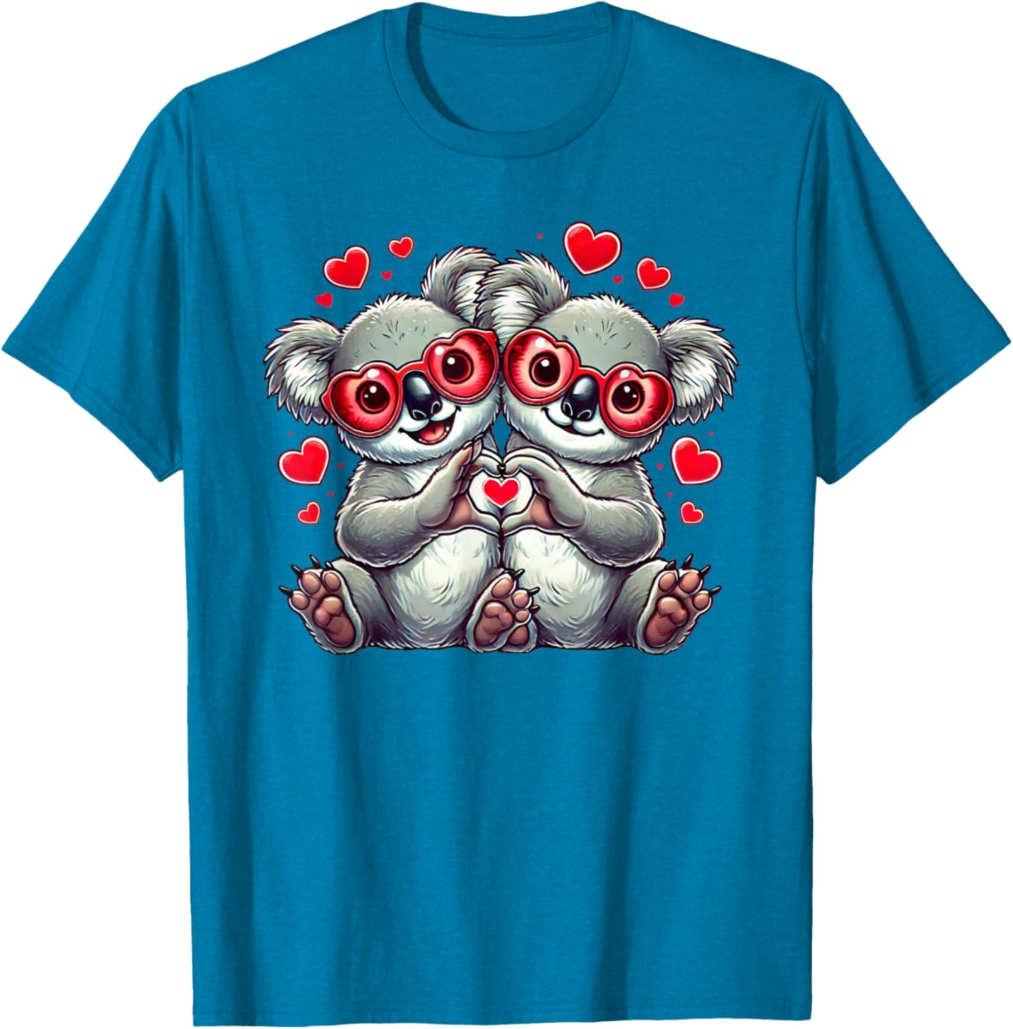 Funny Koala Heart Sign T-Shirt for Everyone - Perfect Valentine Gift! - 14