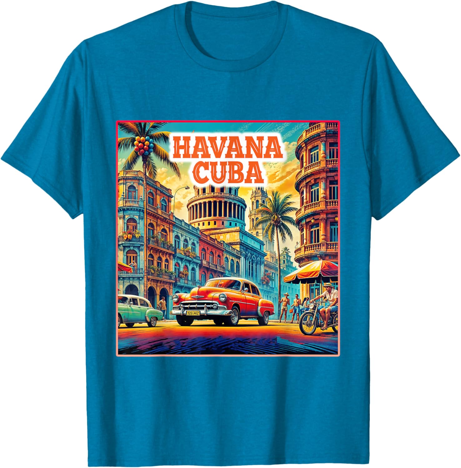 Vintage Havana Cuba Family Trip T-Shirt - Retro Tourist Tee for Fun Adventures - 2