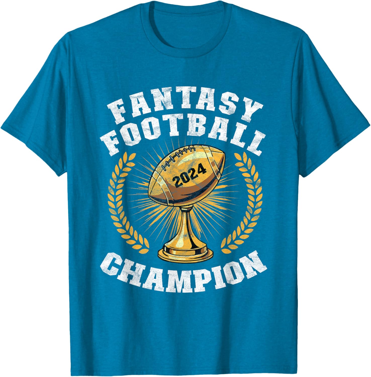 Fantasy Football Champion T-Shirt 2024 for Men and Boys Gift - 21