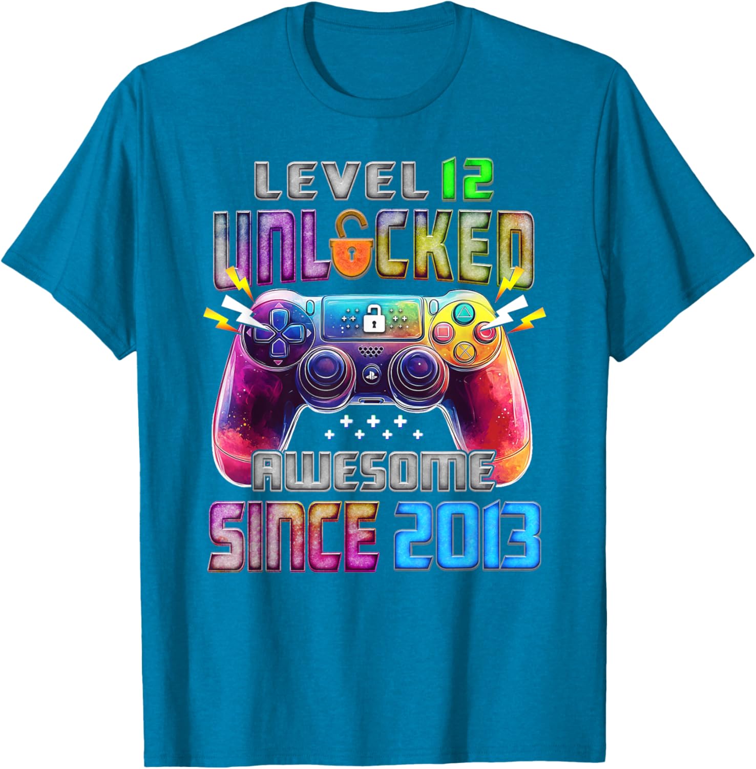 Level 12 Awesome 12 Year Old T-Shirt Fun Gift Since 2013 for Kids - 16