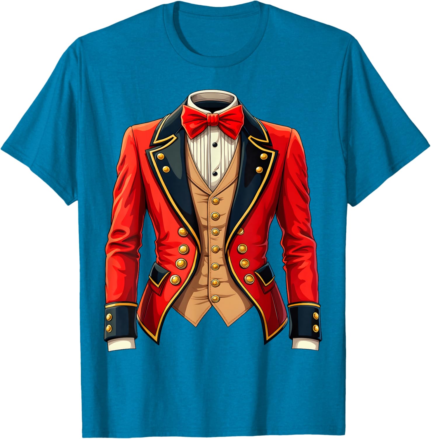 Ringmaster Costume Jacket for Circus Performers - Fun T-Shirt Design - 28