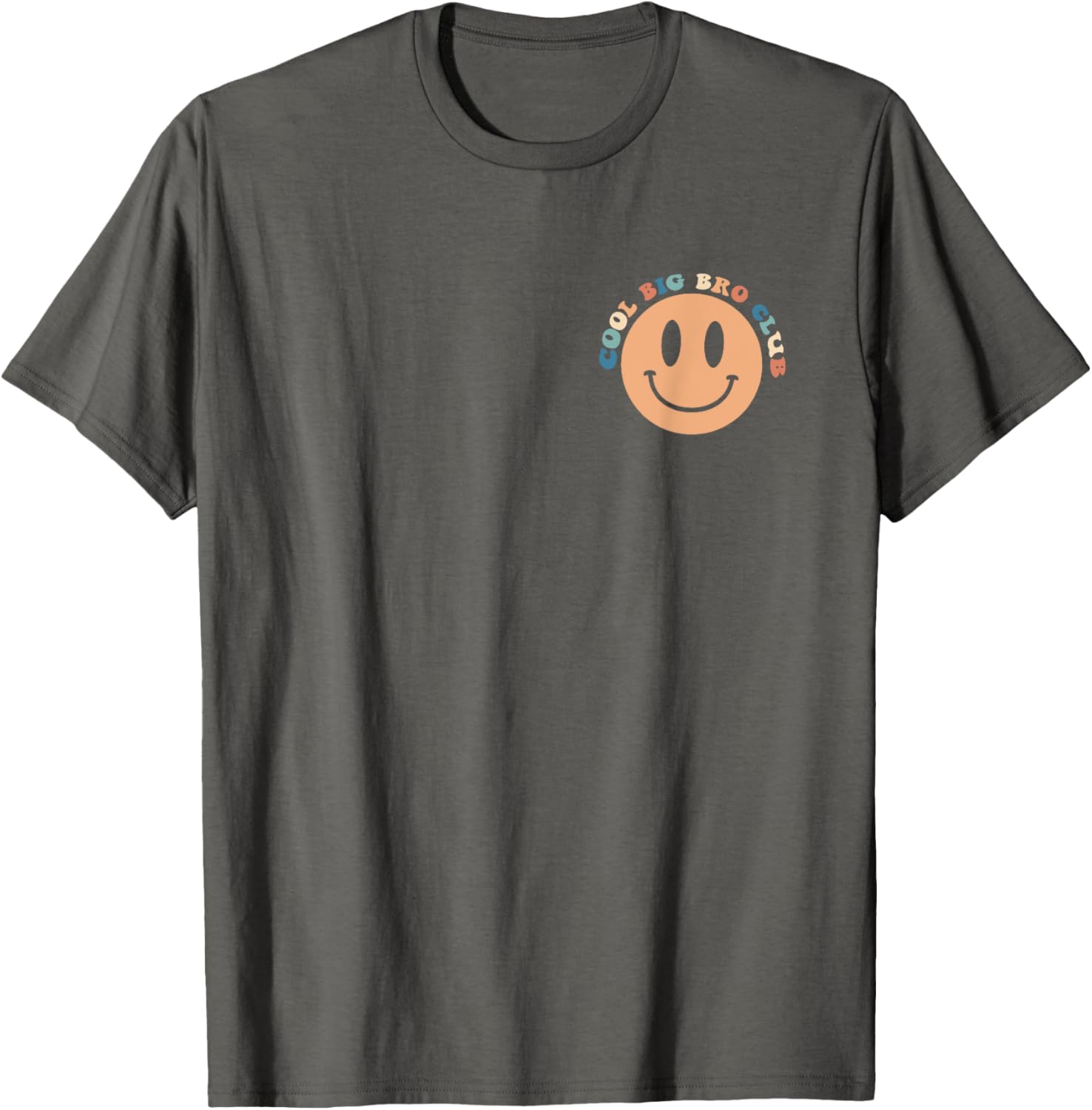 Cool Big Brother Club Groovy Leveling Up T-Shirt for Fun Siblings - 6