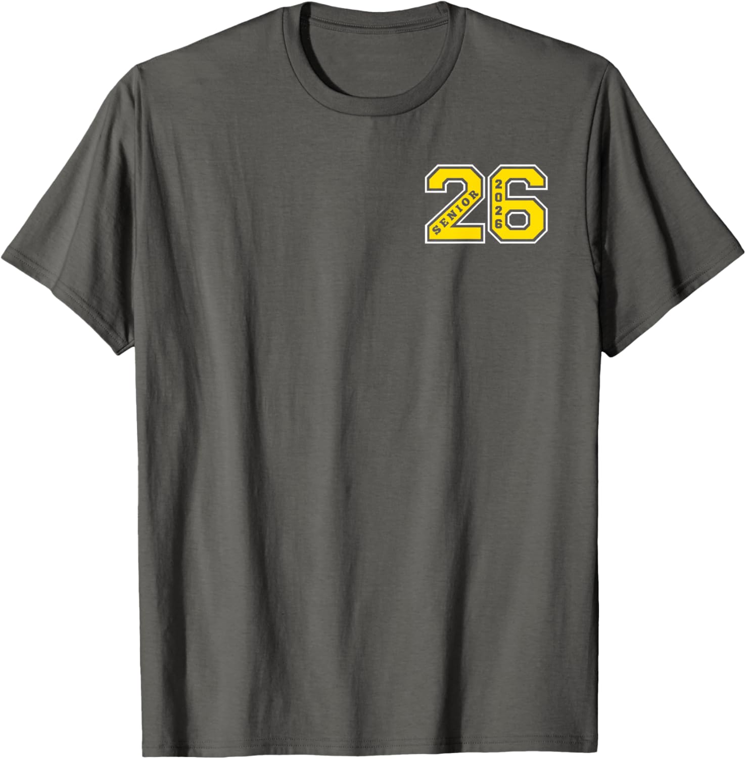 Proud Dad 2026 Senior Gold T-Shirt for Celebrating Graduation Day - 16