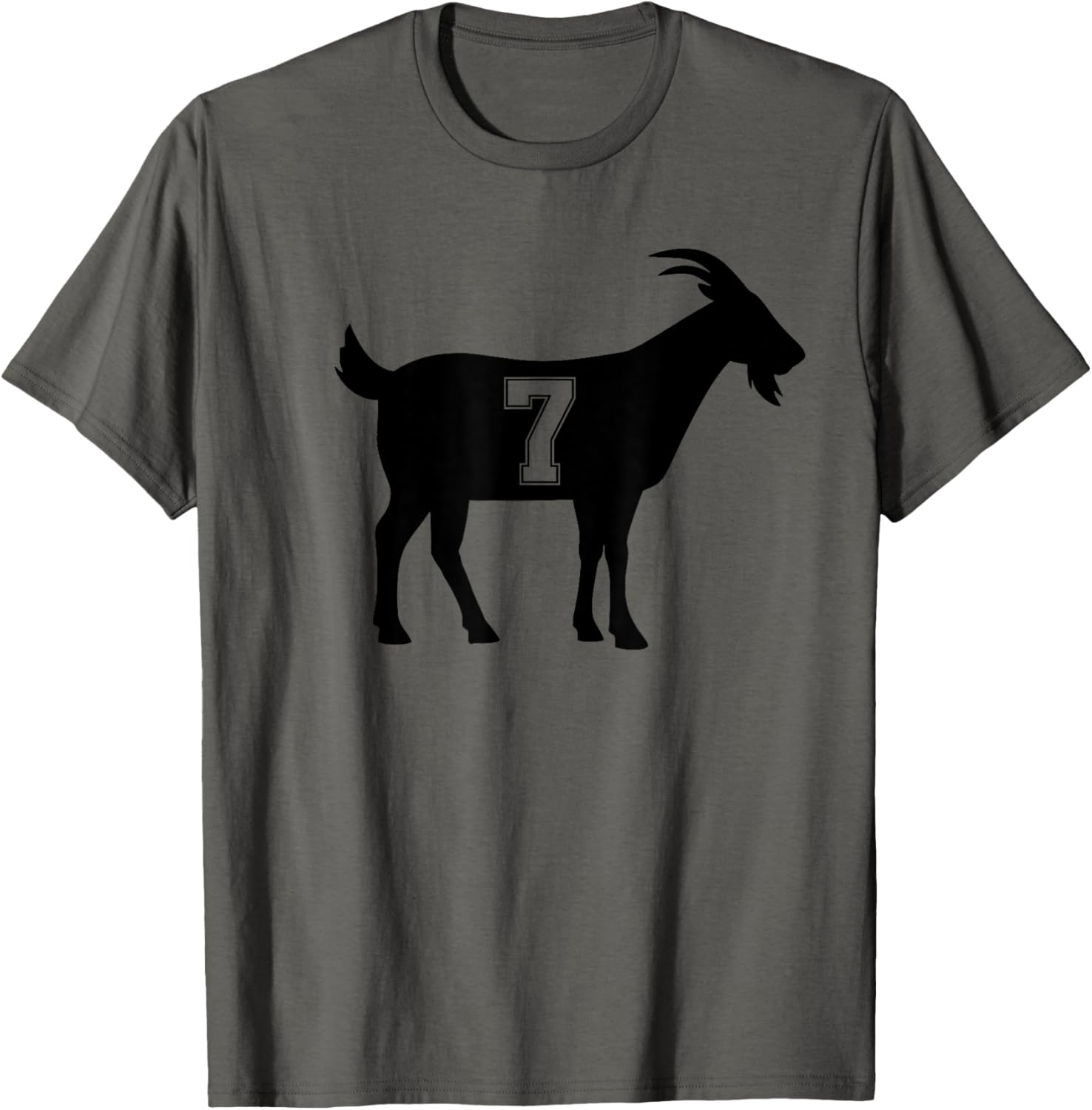 Goat 7 G.O.A.T. Number Seven Goat Graphic T-Shirt for Casual Style - 7