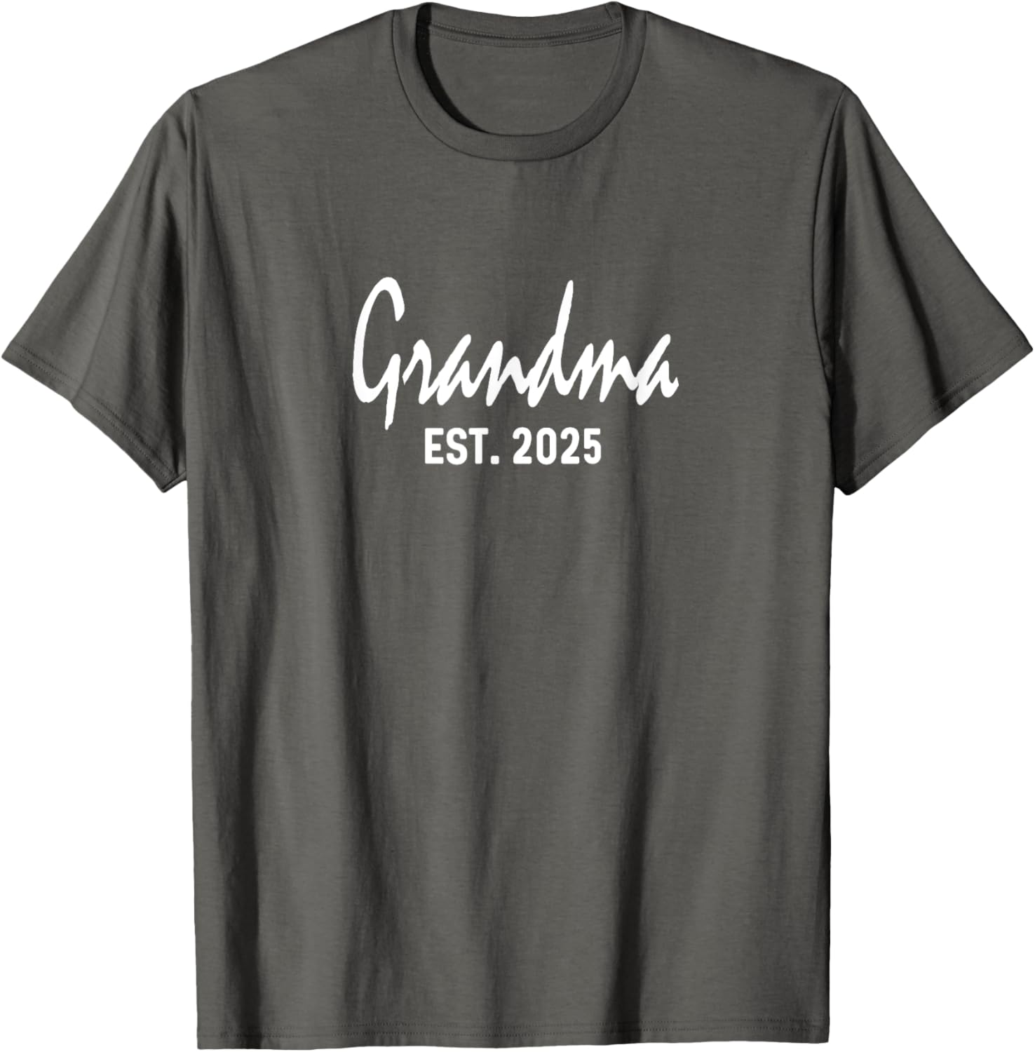 Grandma Est 2025 Expecting Reveal Surprise T-Shirt for New Grandparents - 23