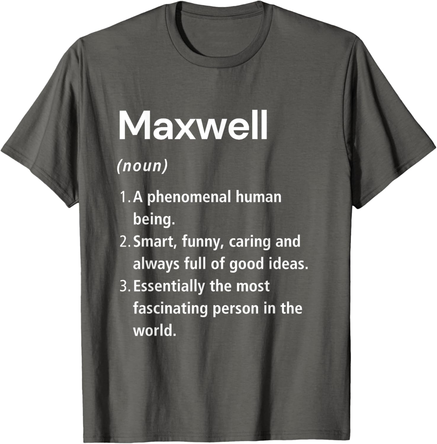 Funny Maxwell Name Definition T-Shirt for Unique Style and Humor - 17