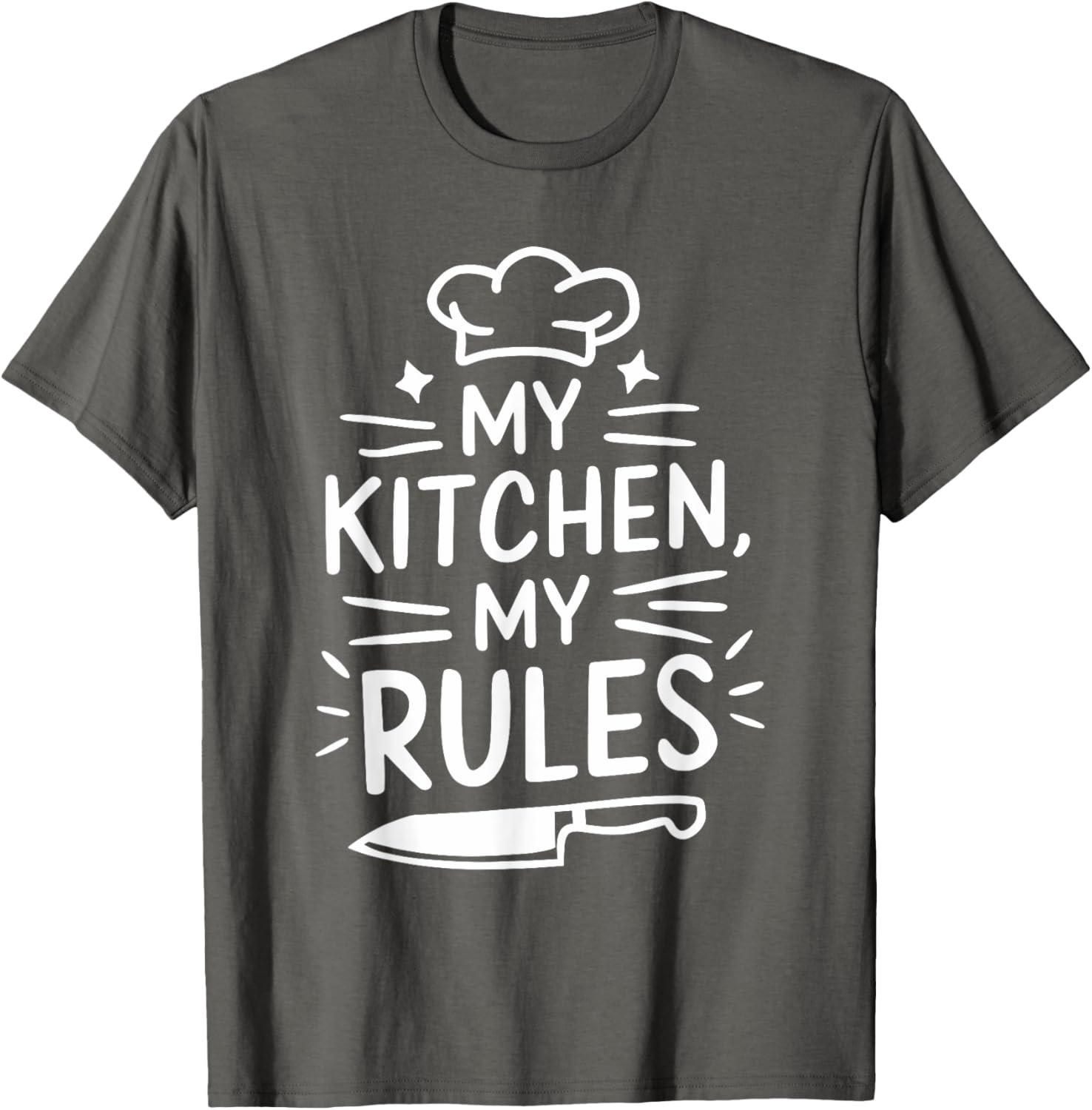 My Kitchen My Rules Chef T-Shirt for Cooking Enthusiasts - 14