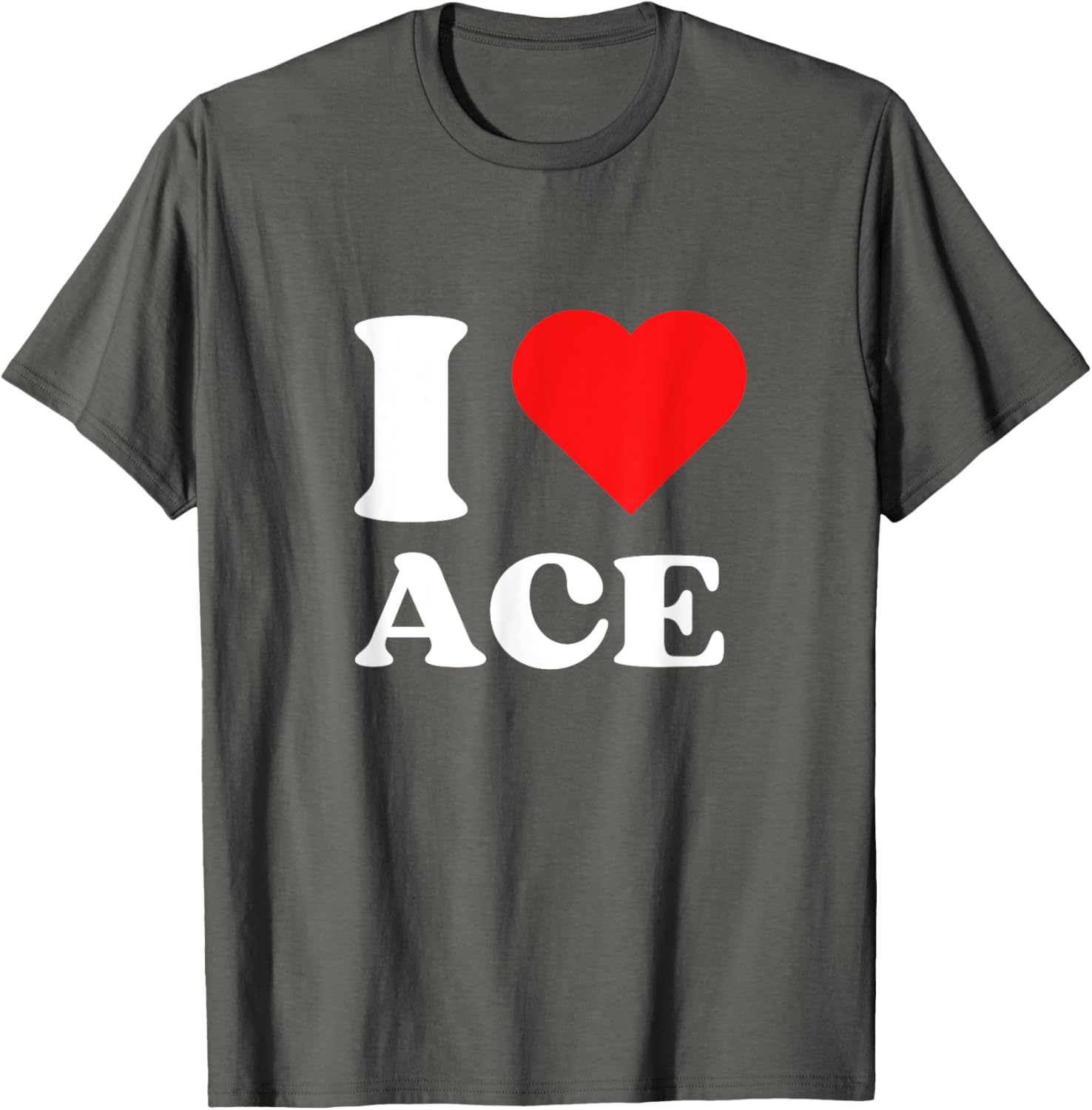 I Love Ace Y2K Valentine's Day T-Shirt for Trendy Fashion Lovers - 13
