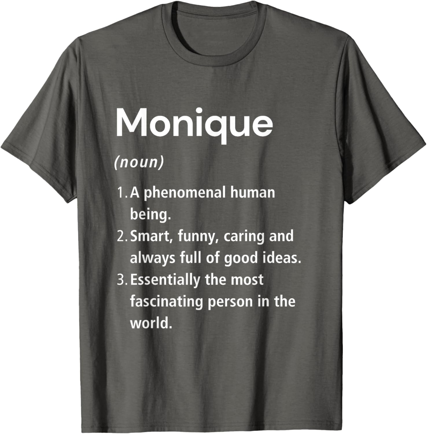 Funny Monique Name Definition T-Shirt for Unique Fashion Lovers - 25