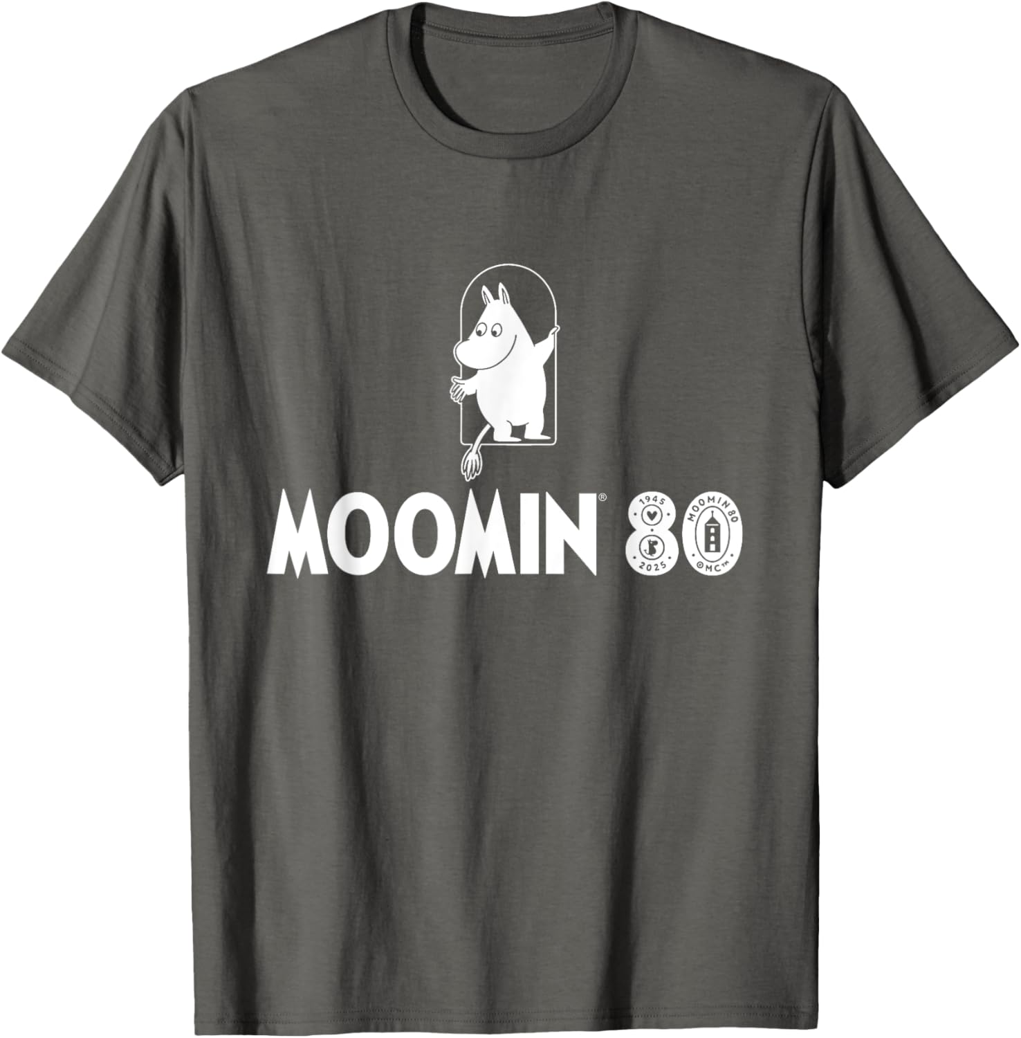 Moomin 80th Anniversary Moomintroll Open Door T-Shirt for Fans - 2