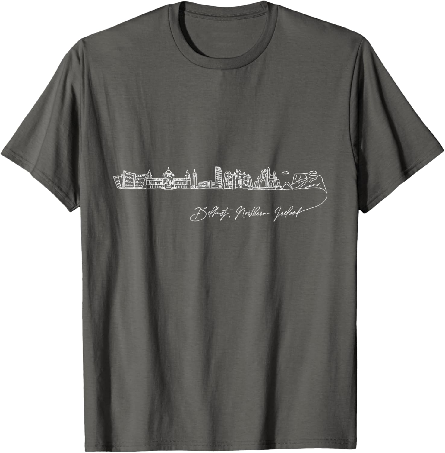 Signature Belfast City Skyline T-Shirt Perfect Northern Ireland Souvenir - 16