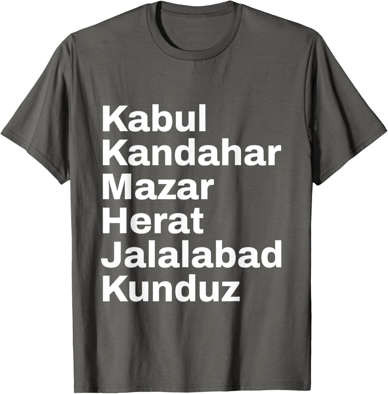 Afghanistan Cities and Towns Travel T-Shirt for Adventure Lovers - 3