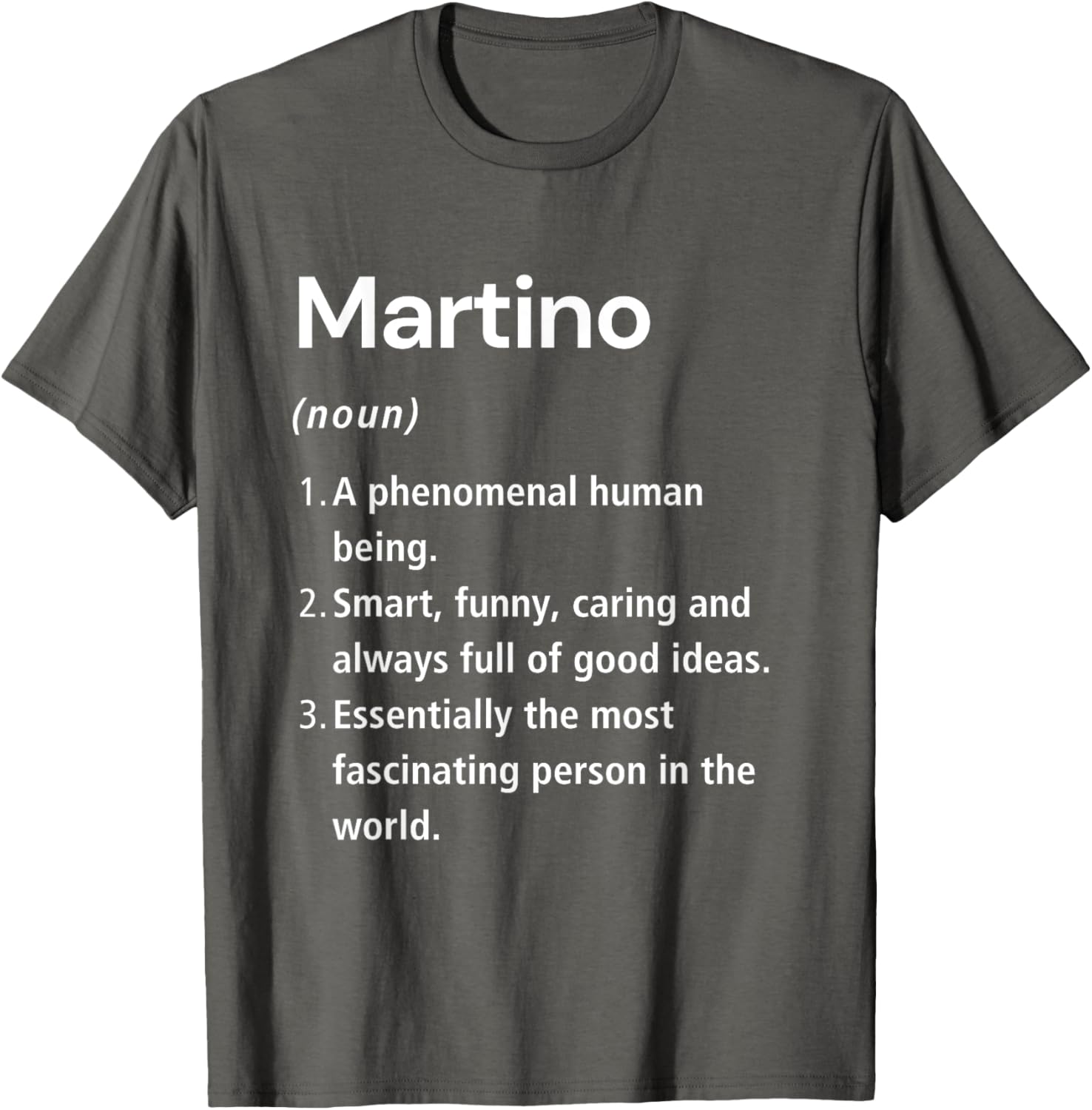 Funny Martino Name Definition T-Shirt for Unique Style and Humor - 19