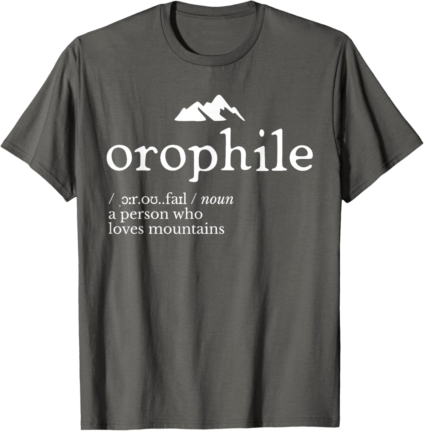 Orophile Definition T-Shirt for Language Lovers and Gift Seekers - 9