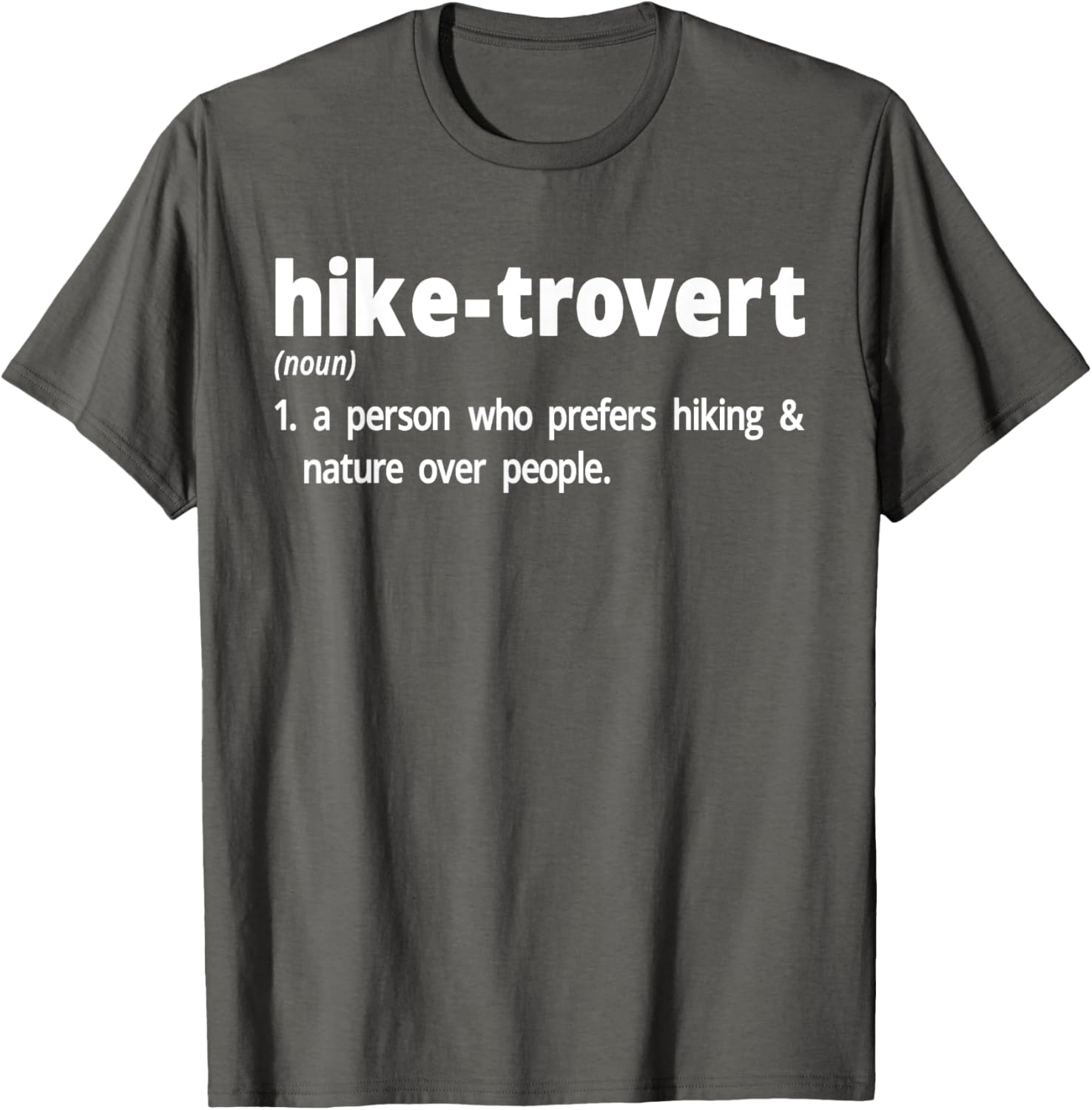 Hiketrovert Hiking Humor T-Shirt for Introverts - Fun Outdoor Apparel - 4