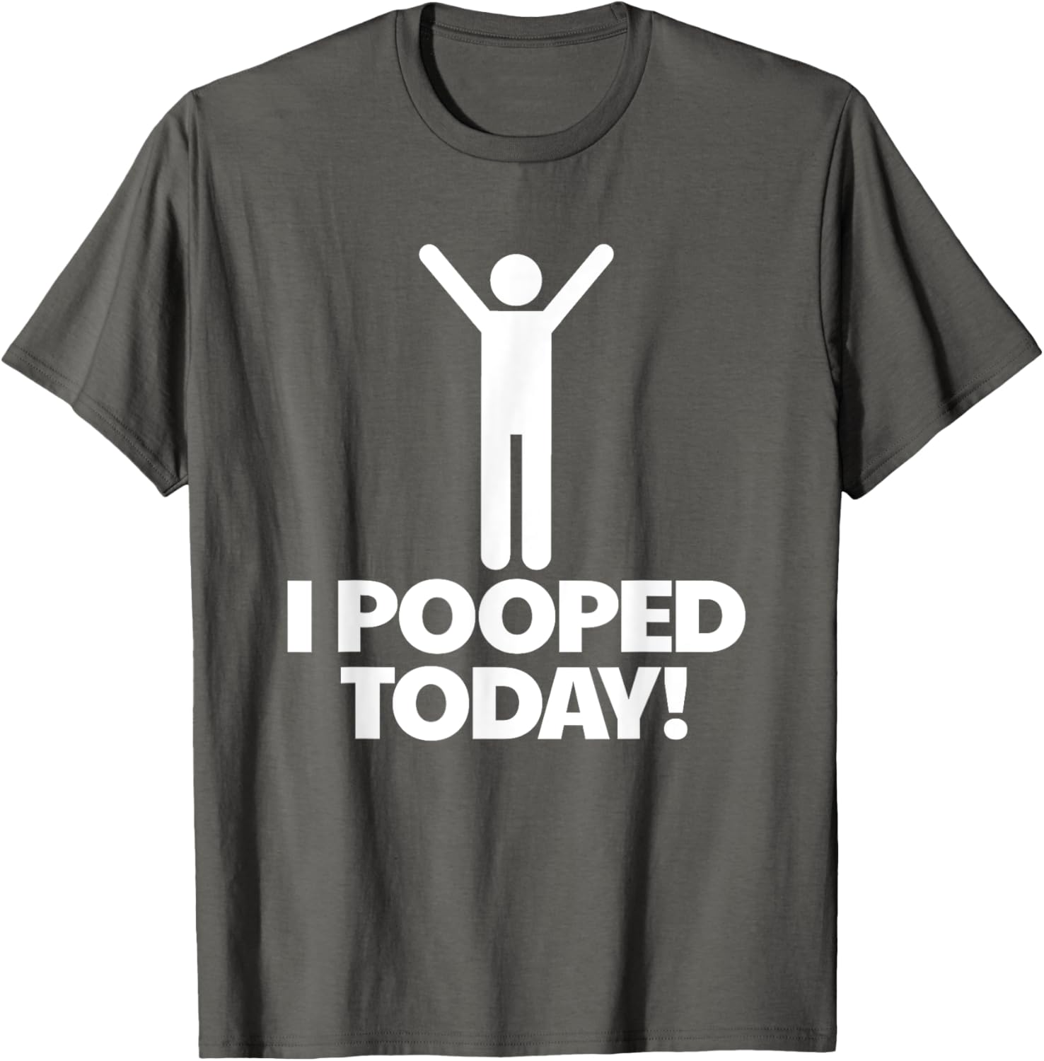 Funny I Pooped Today T-Shirt for Men - Humorous Toilet Humor Shirt - 2