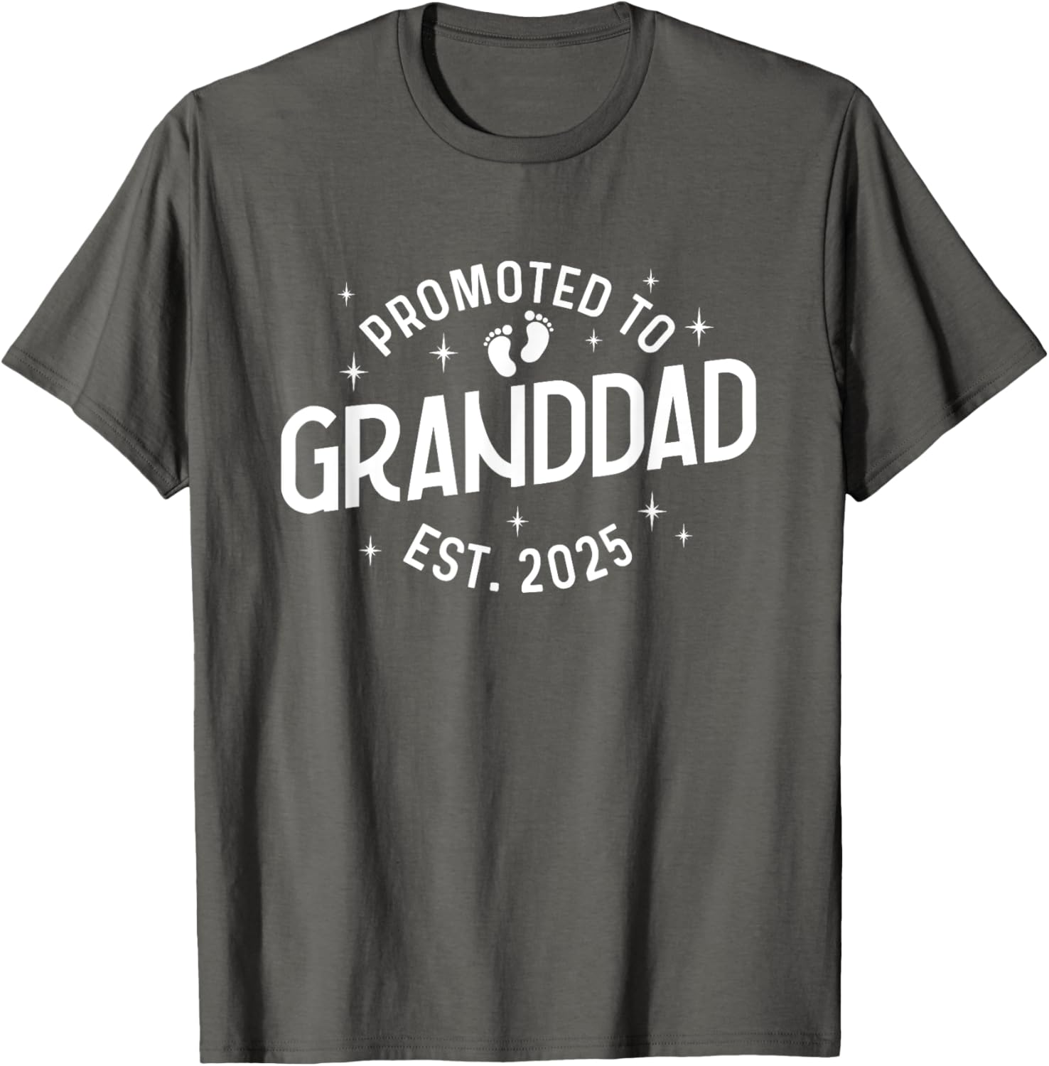 First Time Grandpa Promoted to Granddad 2025 Baby T-Shirt for New Dads - 7