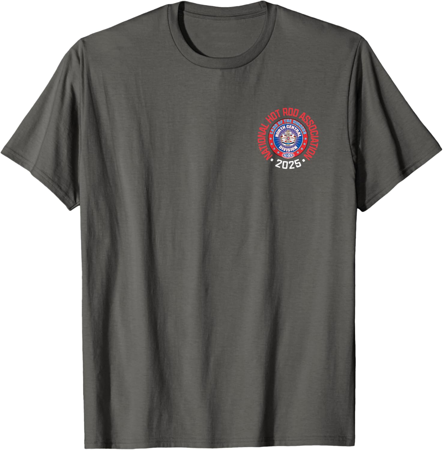 NHRA North Central Division Circle Logo T-Shirt for Racing Fans - 10