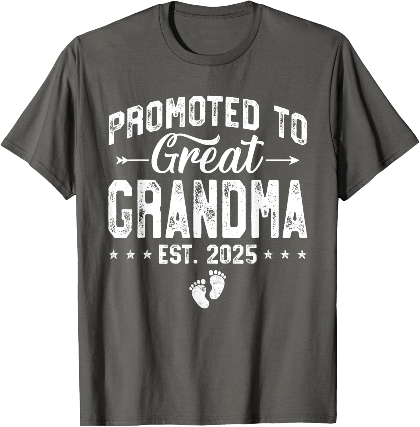 Promoted to Great Grandma 2025 Cute T-Shirt for New Grandparents - 23