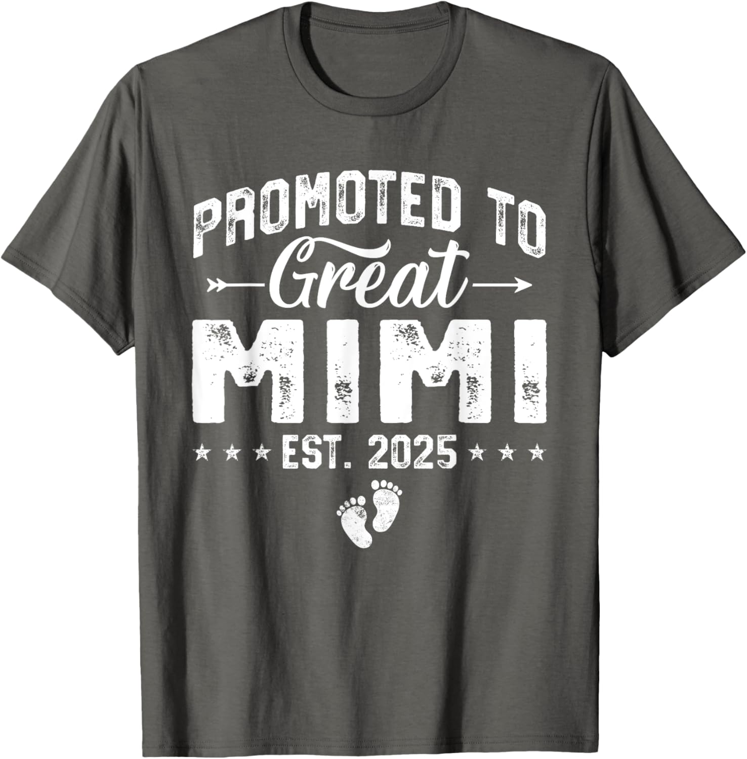 Promoted to Great Mimi 2025 New Grandma T-Shirt for Proud Grandparents - 26