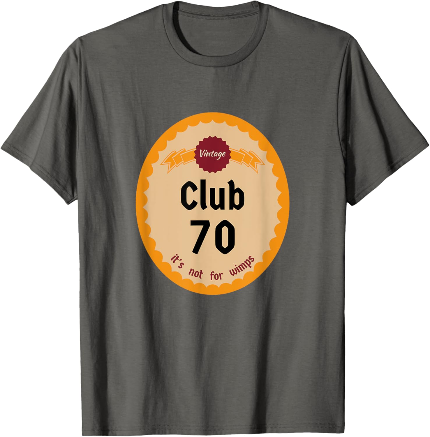 Vintage Club 70 It's Not for Wimps T-Shirt Cool Retro Graphic Tee - 13